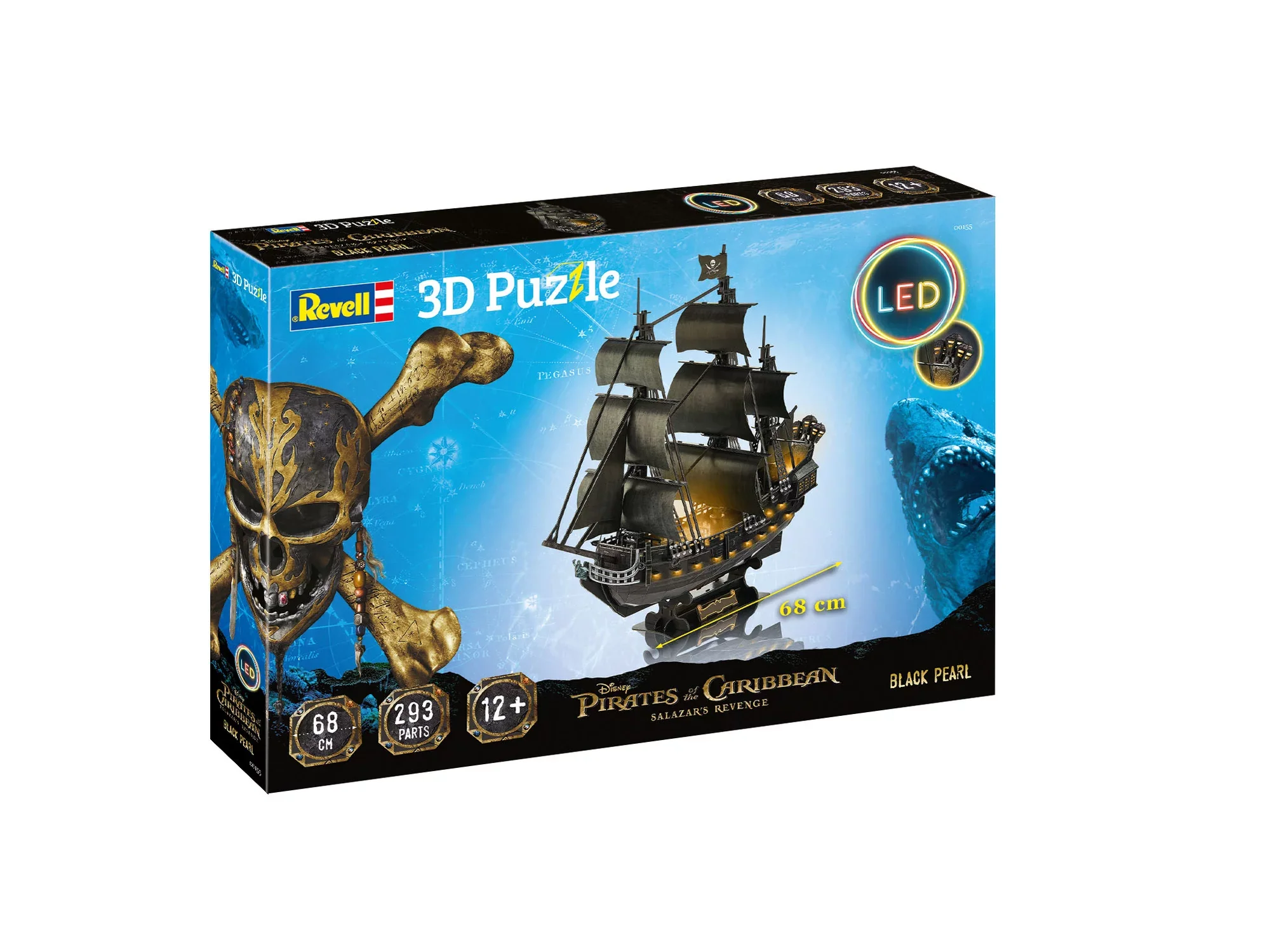 3D Puzzle Black Pearl LED Edition - Image 3
