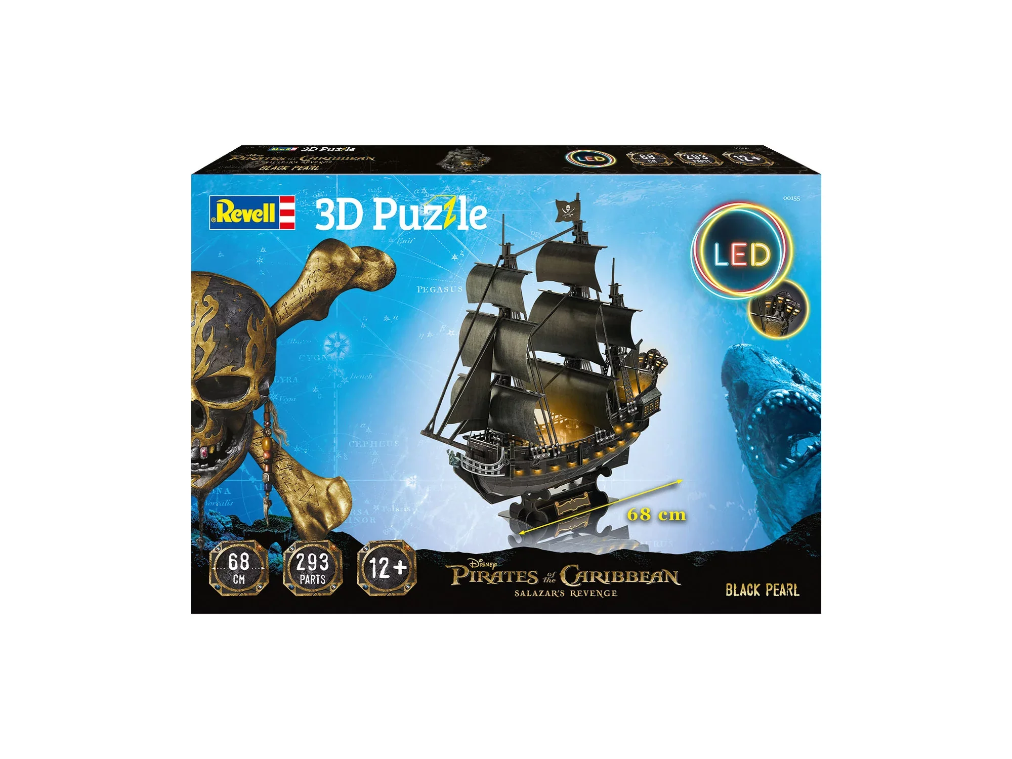 3D Puzzle Black Pearl LED Edition - Image 4