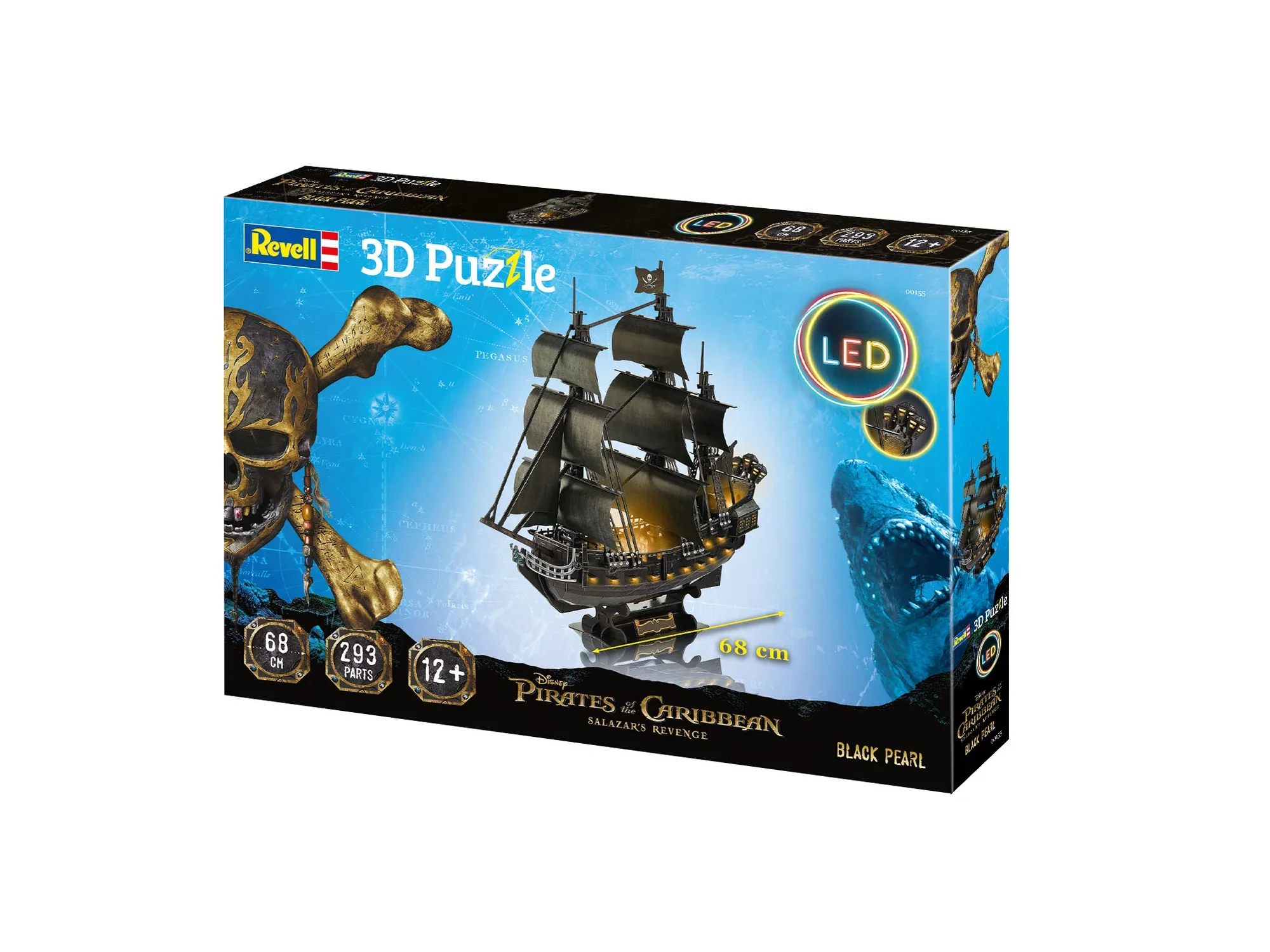 3D Puzzle Black Pearl LED Edition - Image 5