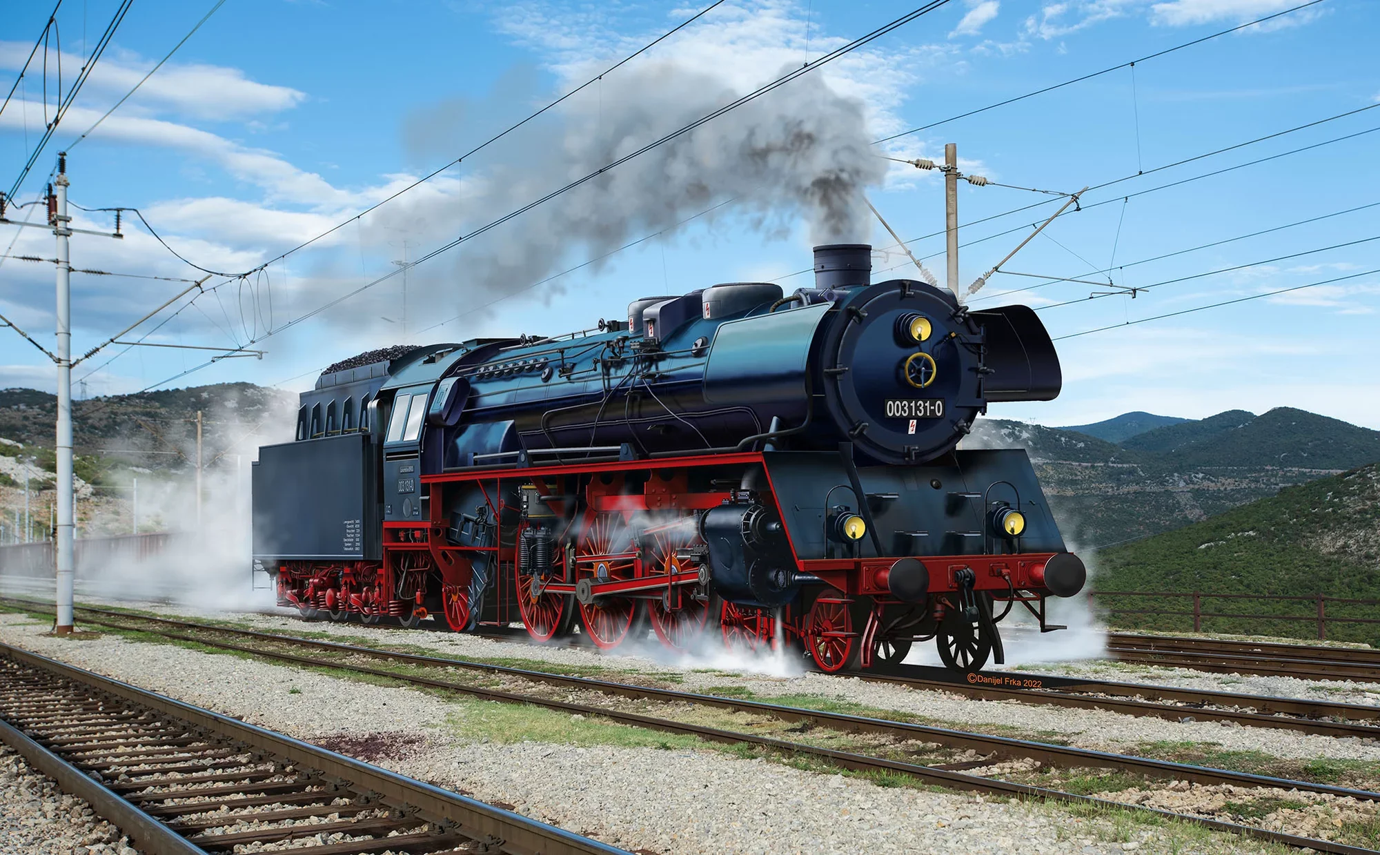 Express Locomotive BR03 & Tender - Image 8