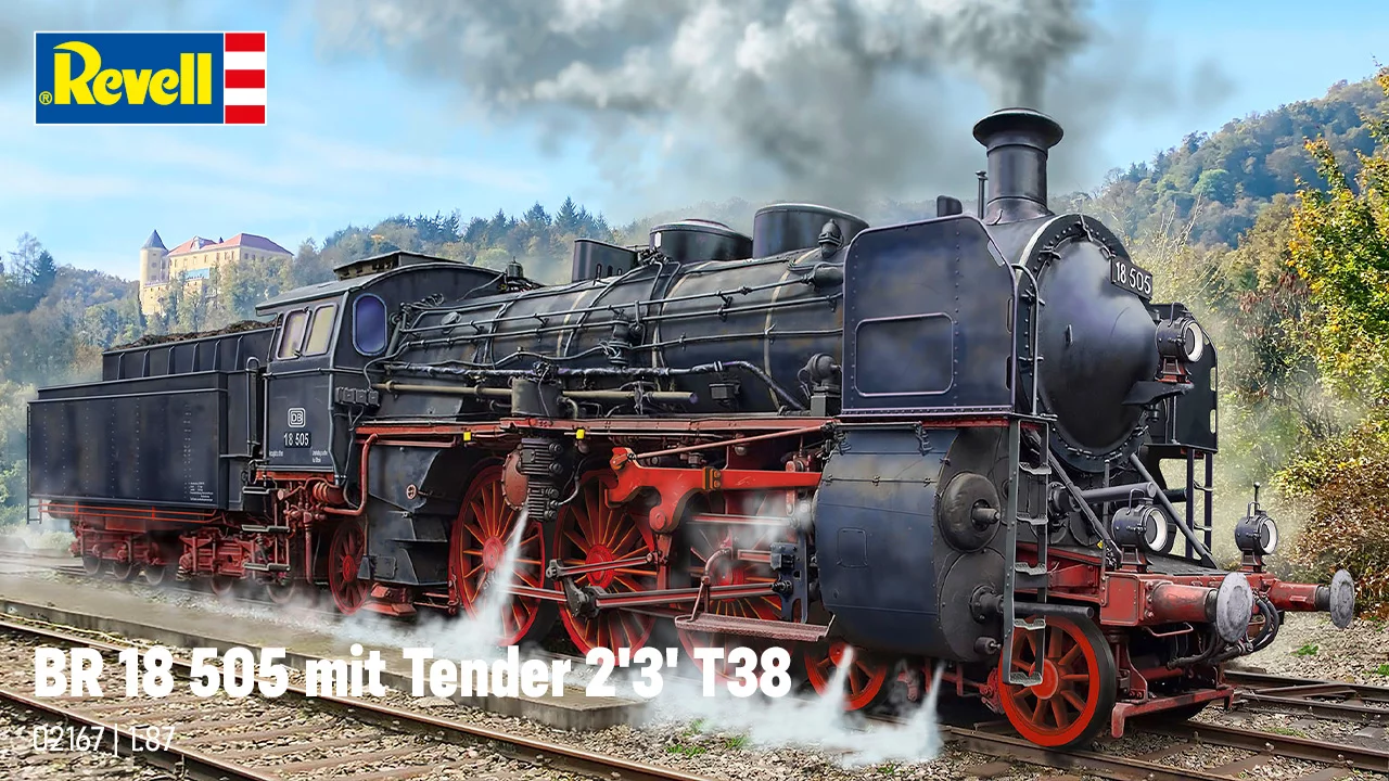 Express Locomotive BR 18 505 with Tender 2'3' T38 - Image 13