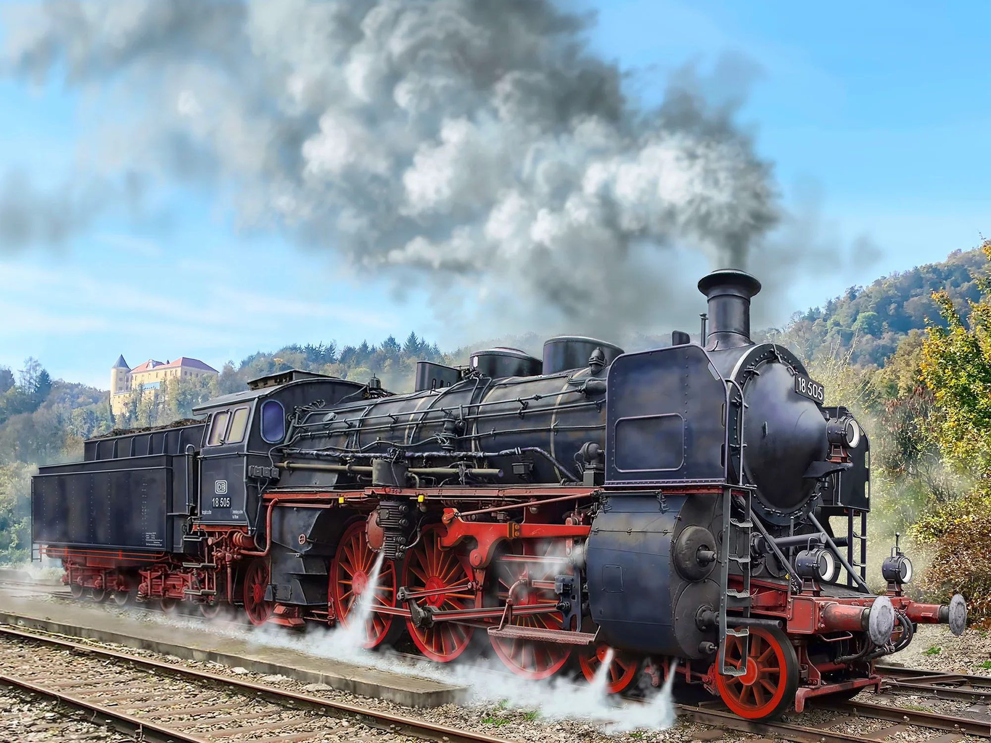 Express Locomotive BR 18 505 with Tender 2'3' T38 - Image 8