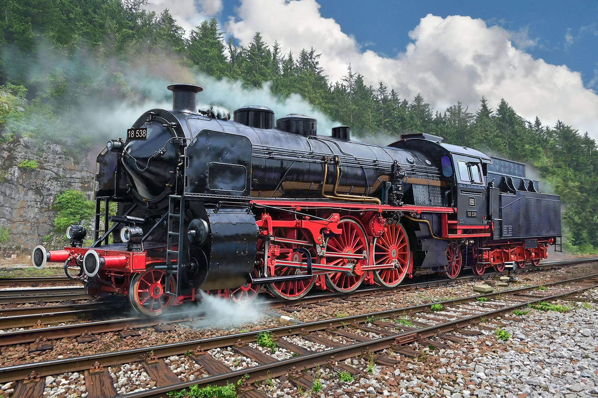 Express locomotive S3/6 BR18(5) with Tender 2‘2’T - Image 8