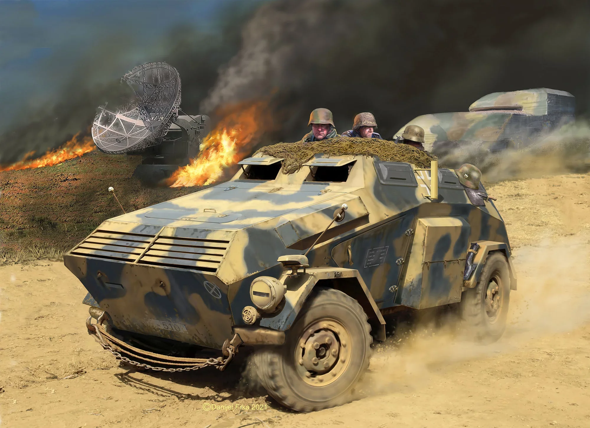 German Command Armoured Vehicle Sd.Kfz.247 Ausf.B - Image 8