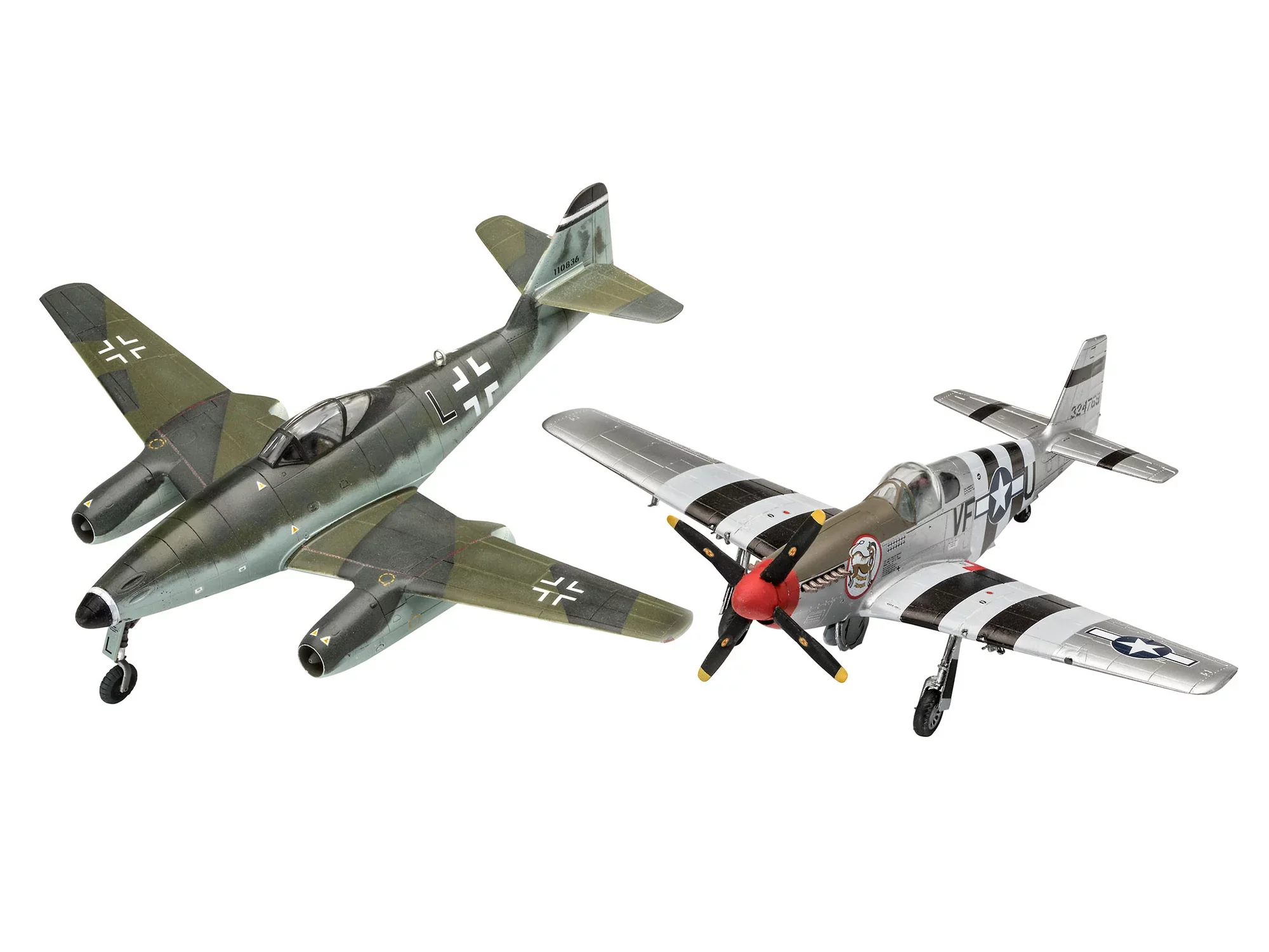 Combat Set Messerschmitt Me262 - P-51B Mustang - Image 2
