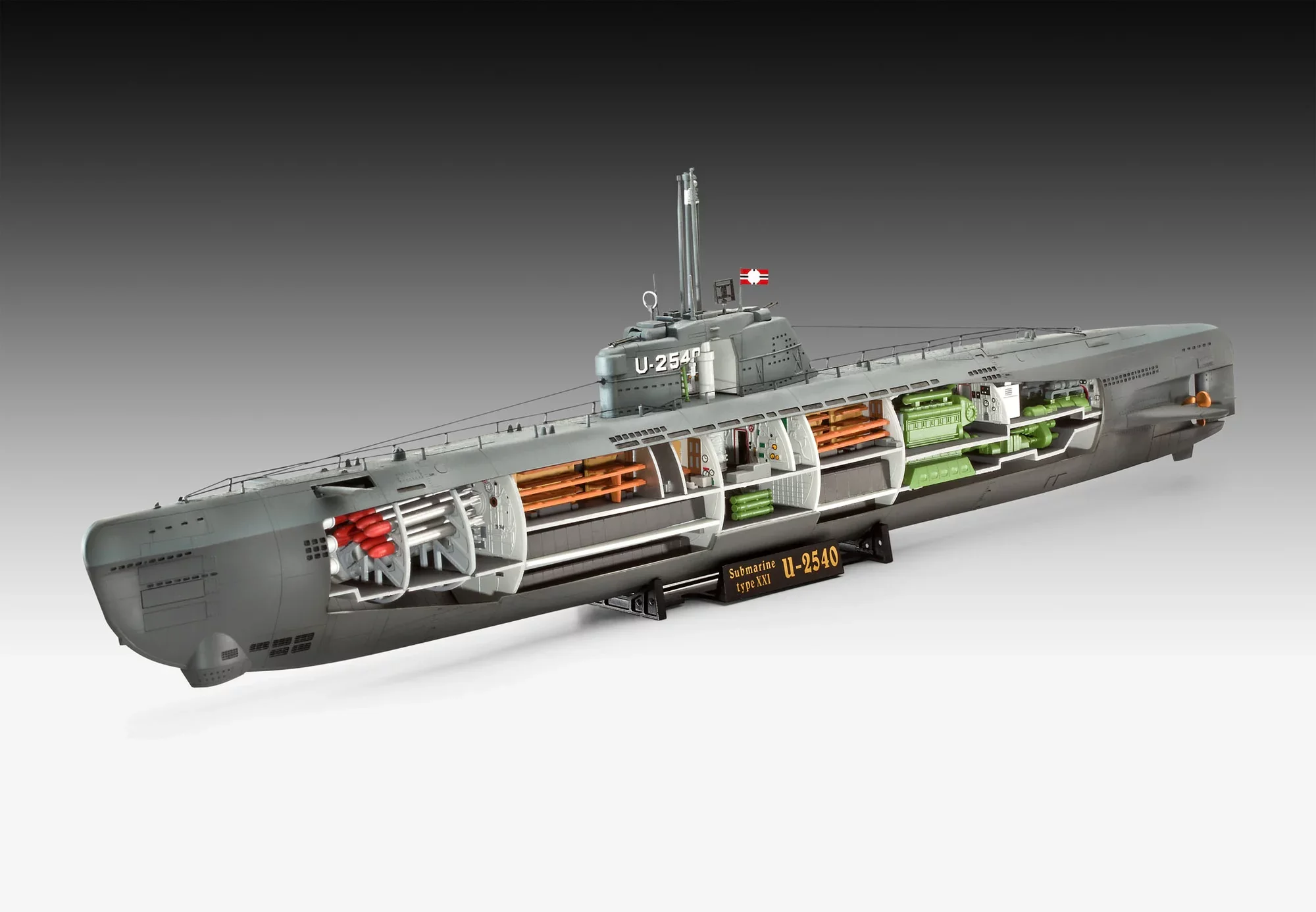 Deutsches U-Boot Typ XXI mit Interieur - Image 10