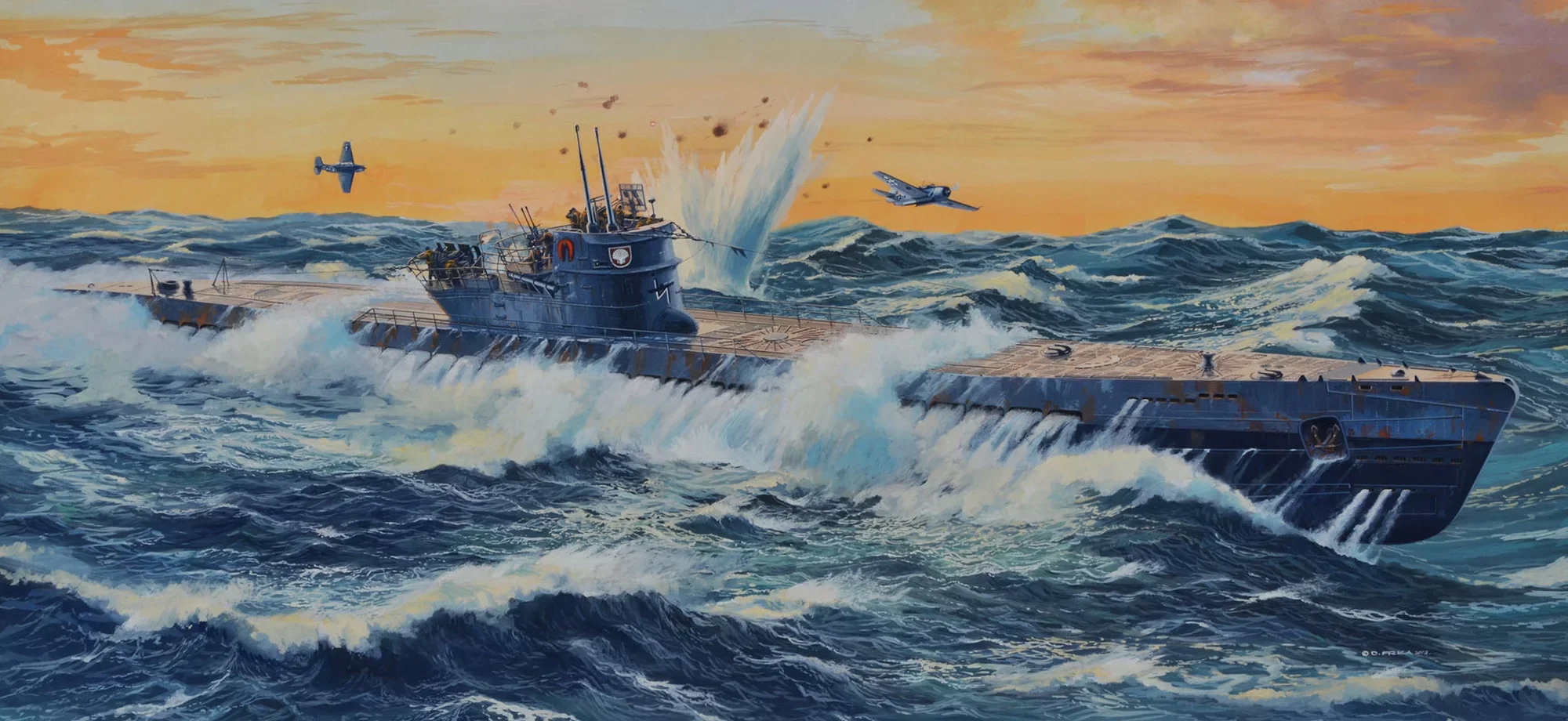 German Submarine Type IX C(U505)"Platinum Edition" - Image 6