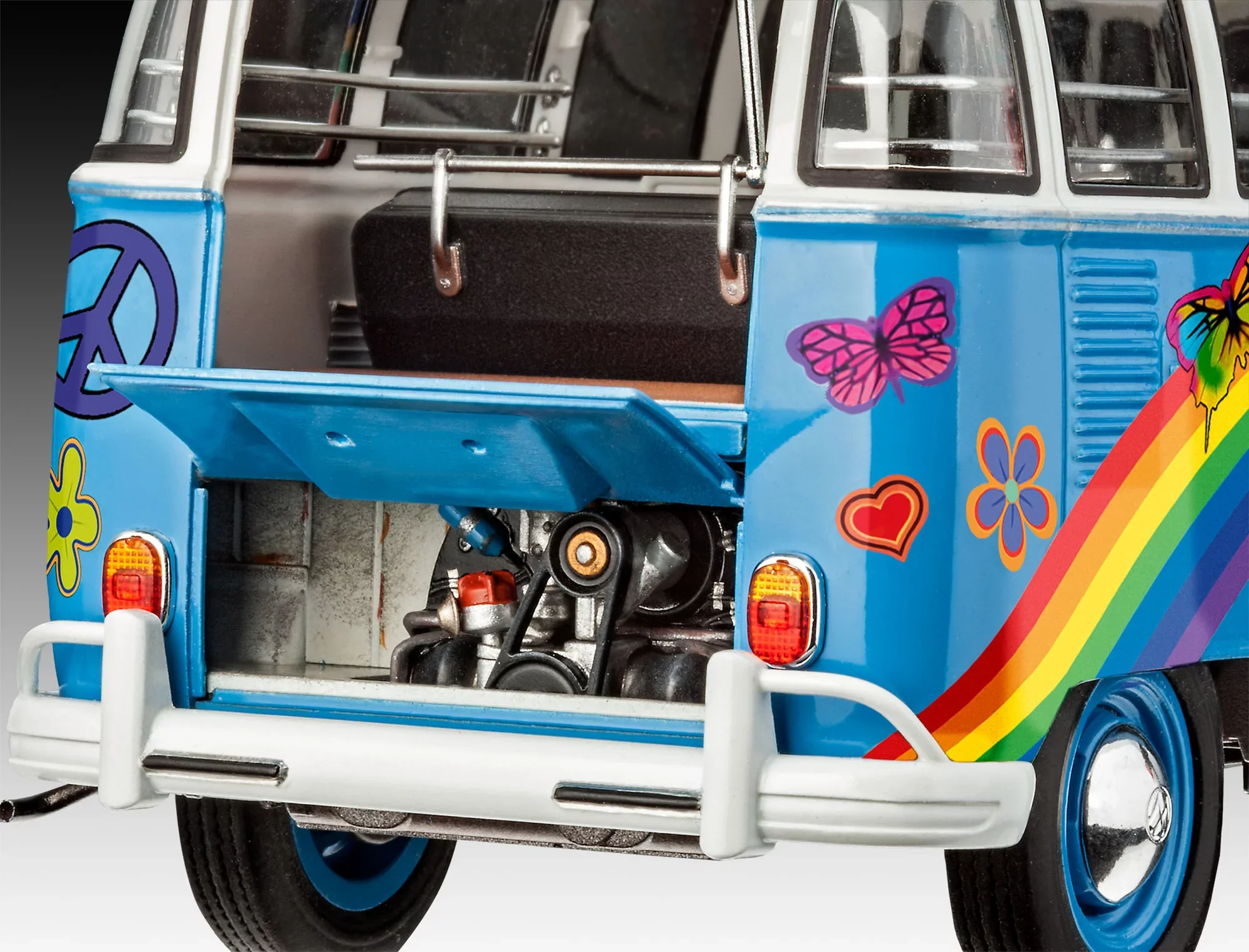 VW T1 Samba Bus "Flower Power" - Image 2