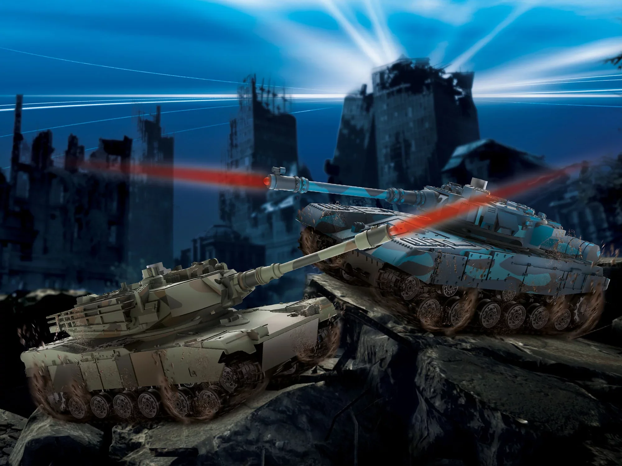 RC Battle Set "Battlefield Tanks" - Image 4