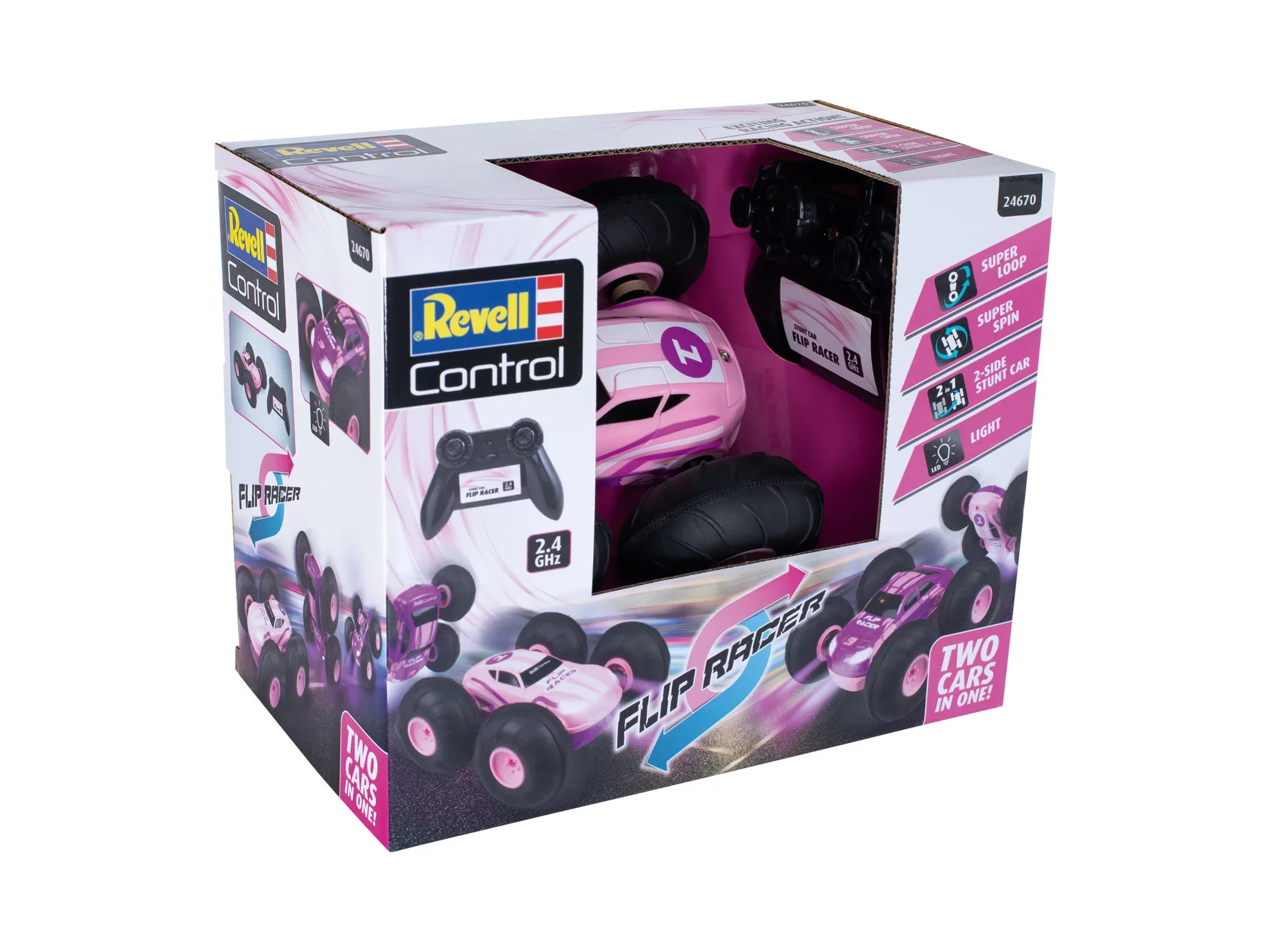 RC Stunt Car Flip Racer "Pink" - Image 7