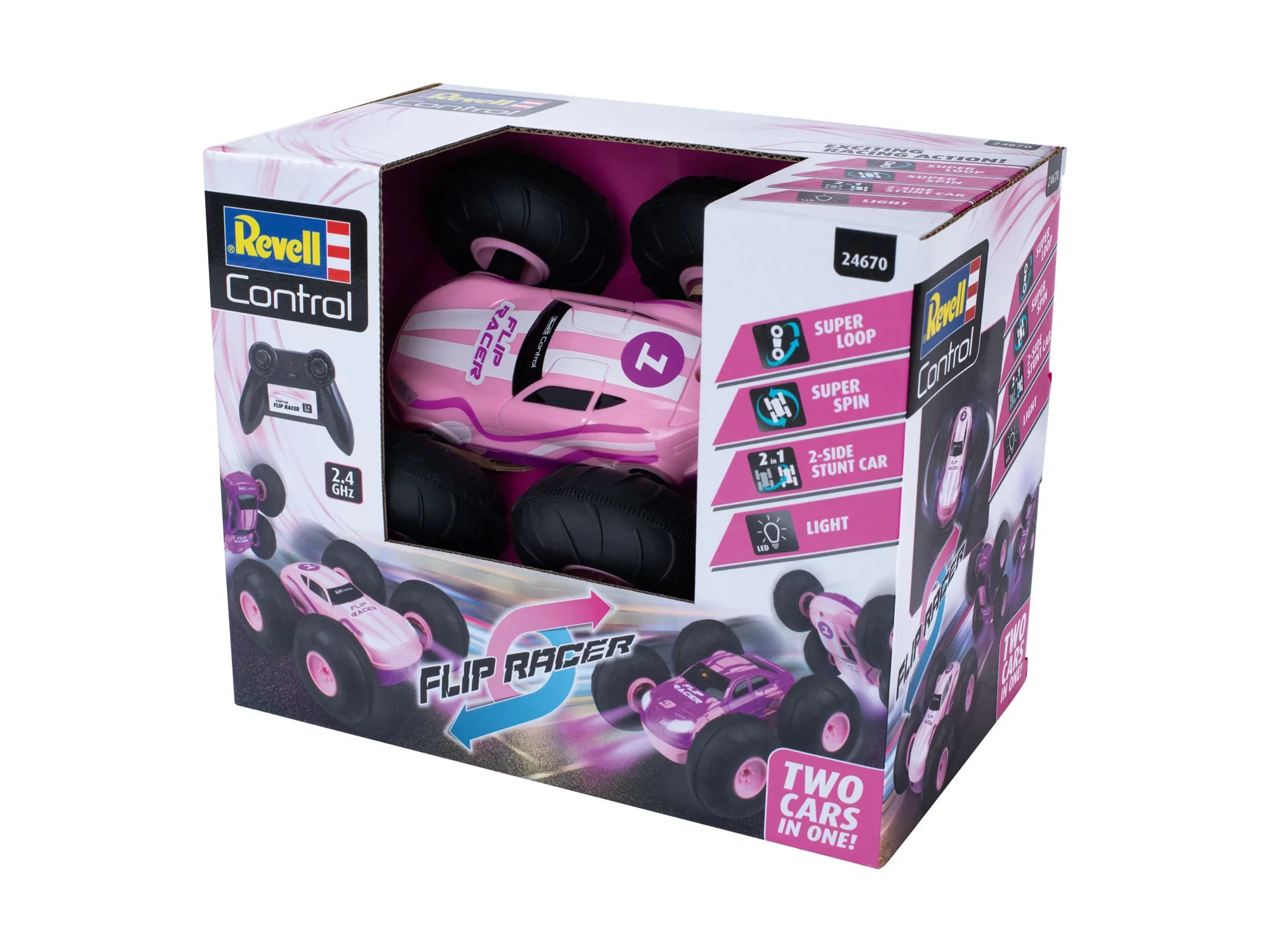 RC Stunt Car Flip Racer "Pink" - Image 9