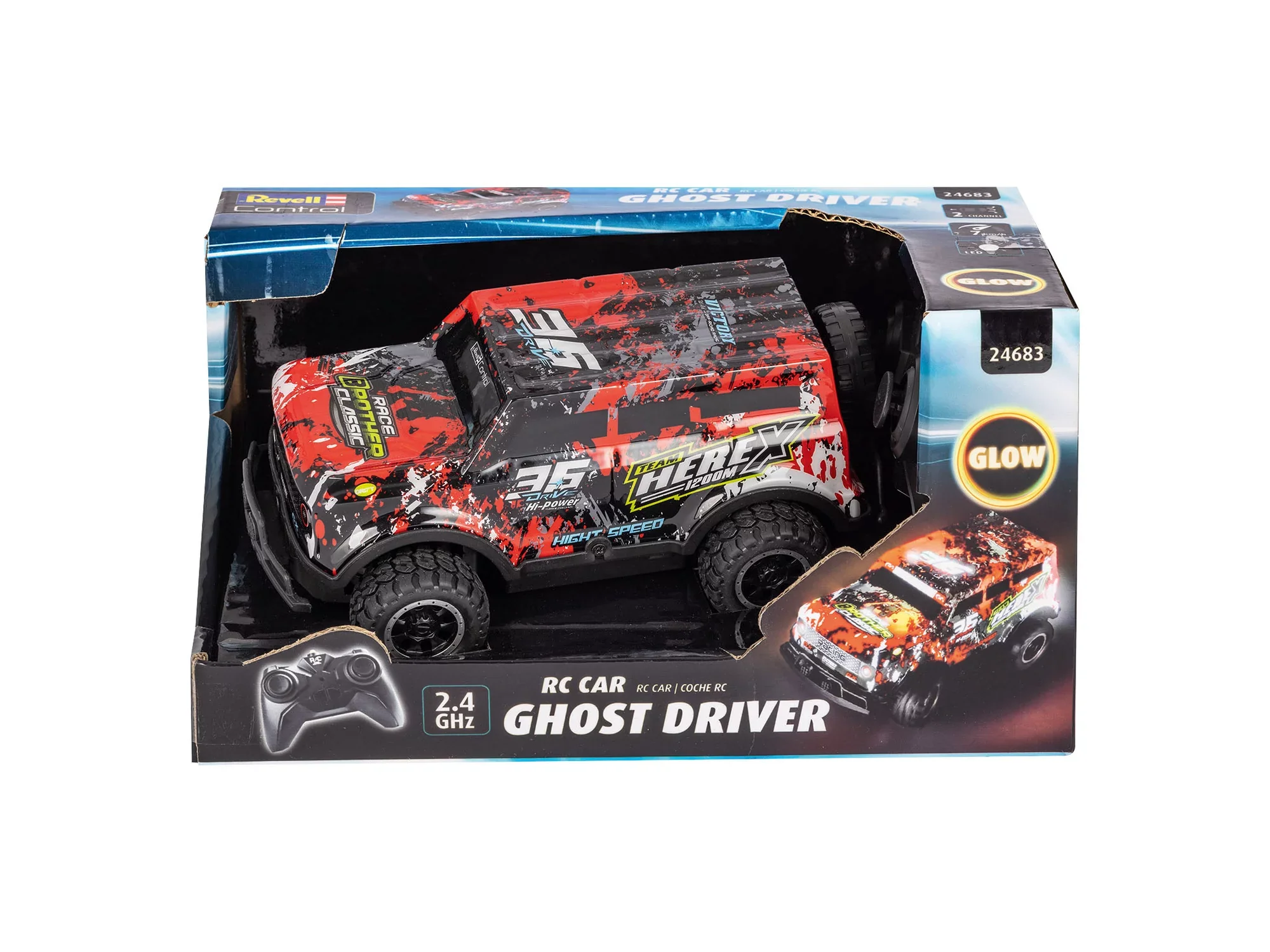 RC Car Ghost Driver (Red) - Image 4