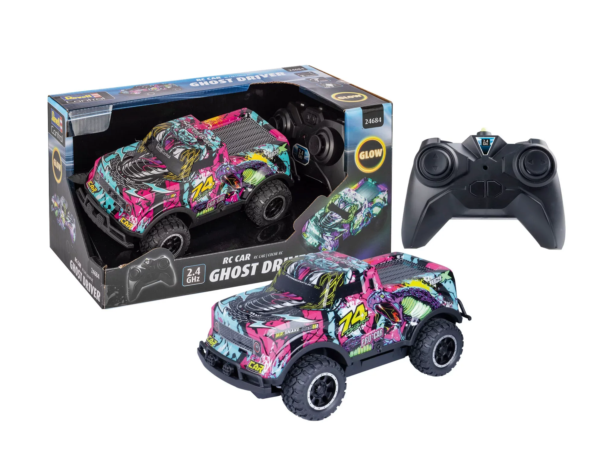 RC Car Ghost Driver, purple