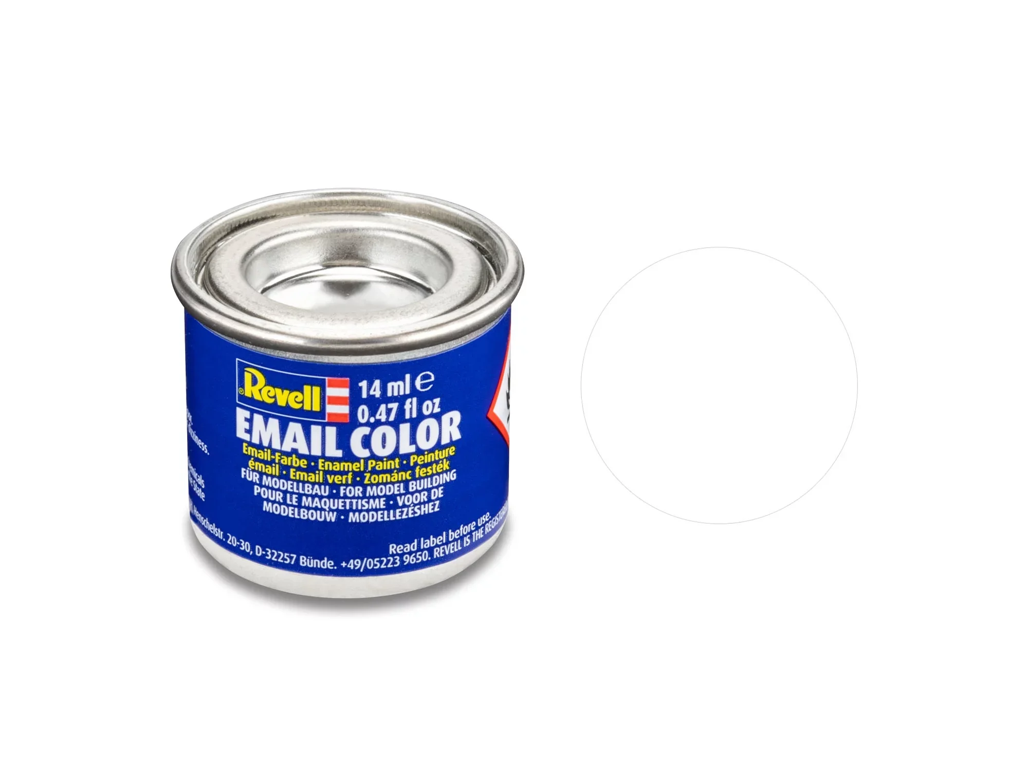 Matt "White" (RAL 9001) Email Color Enamel - 14ml