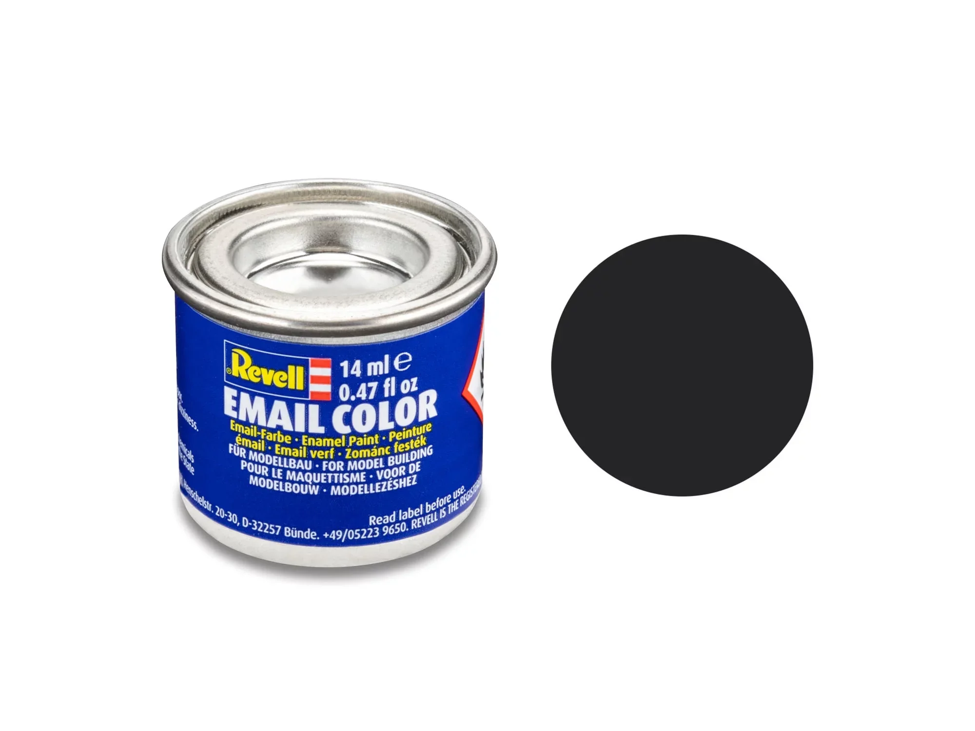 Matt "Tar Black" (RAL 9021) Email Color - 14ml