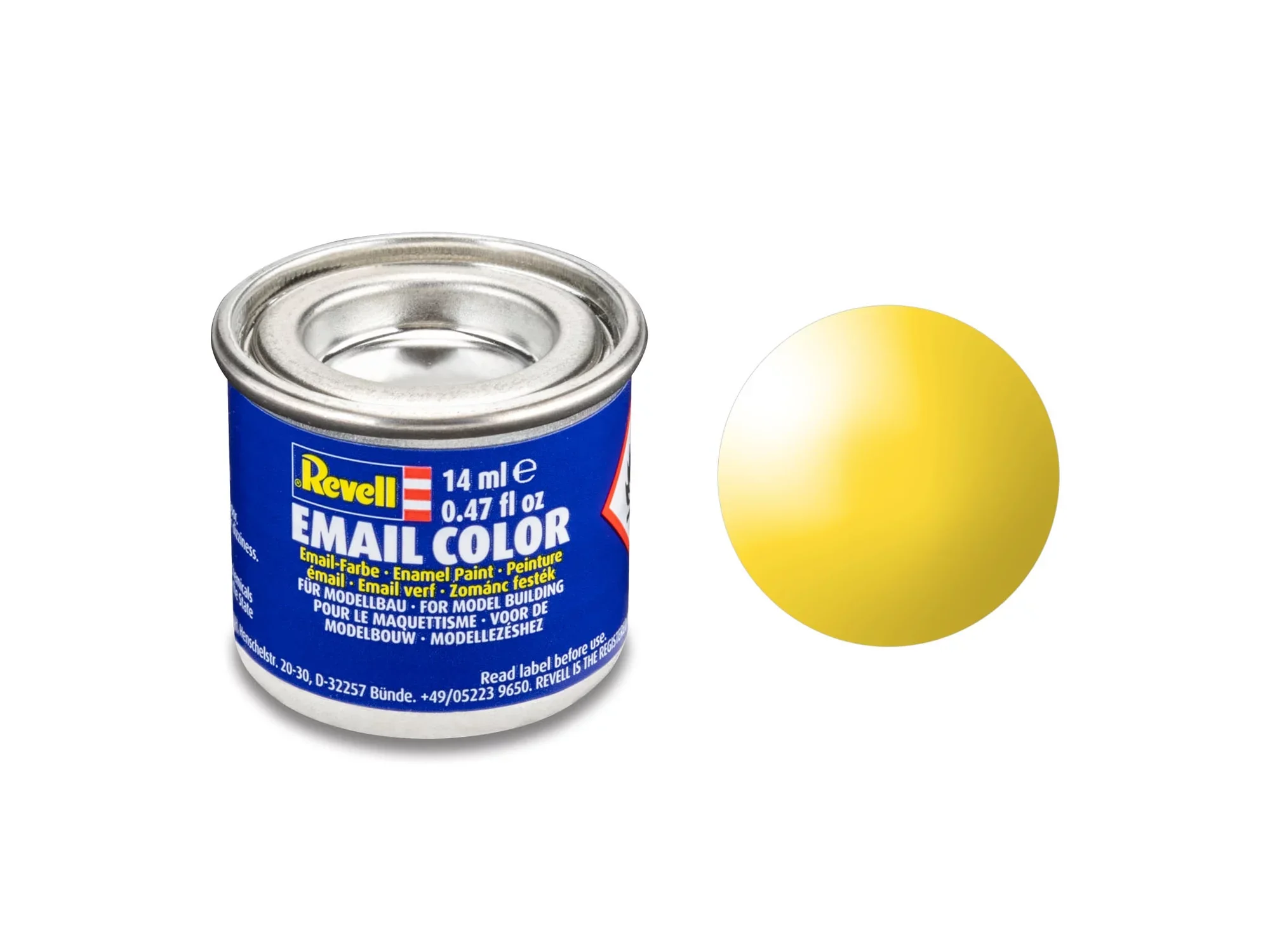 Gloss "Yellow" (RAL 1018)Email Color Enamel - 14ml