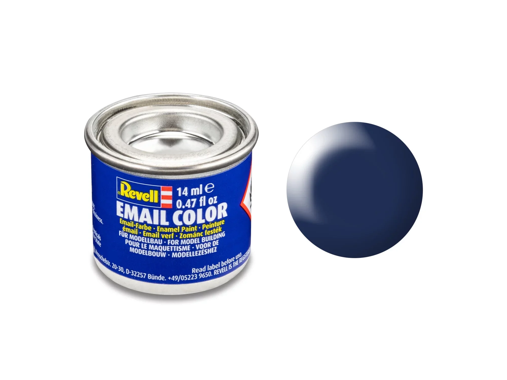 Silk "Lufthansa-Blue" (RAL 5013)Email Color - 14ml