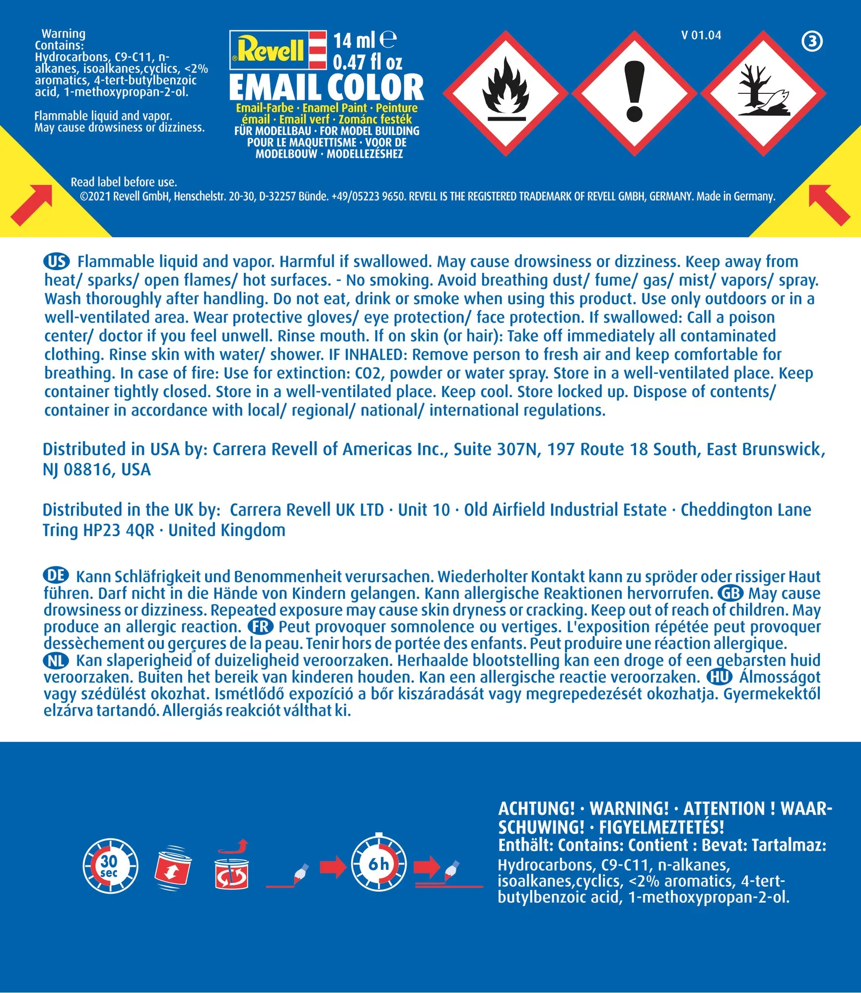 "Clear Orange" Email Color Enamel - 14ml - Image 2