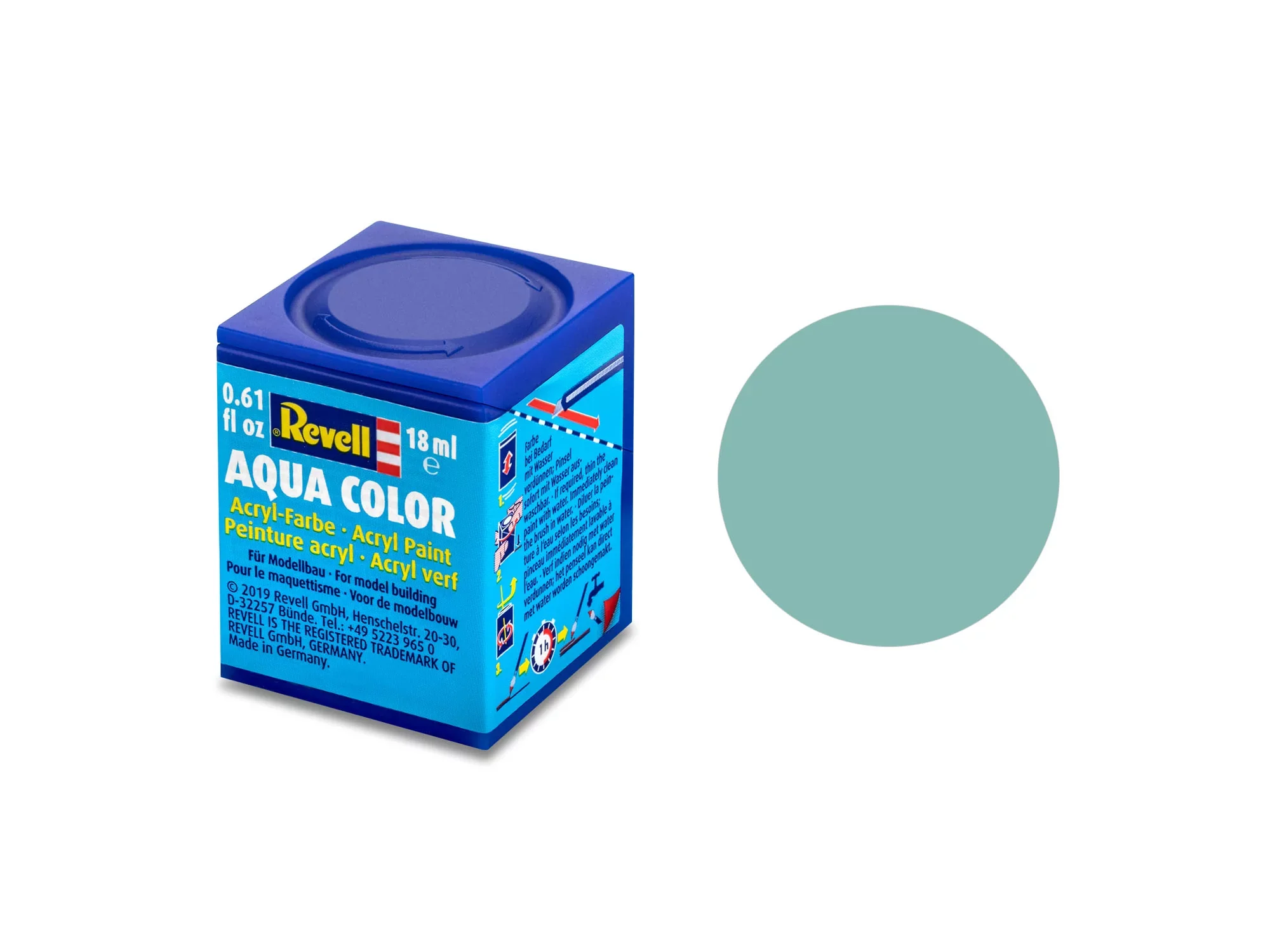Matt "Light Blue" Aqua Color Acrylic - 18ml