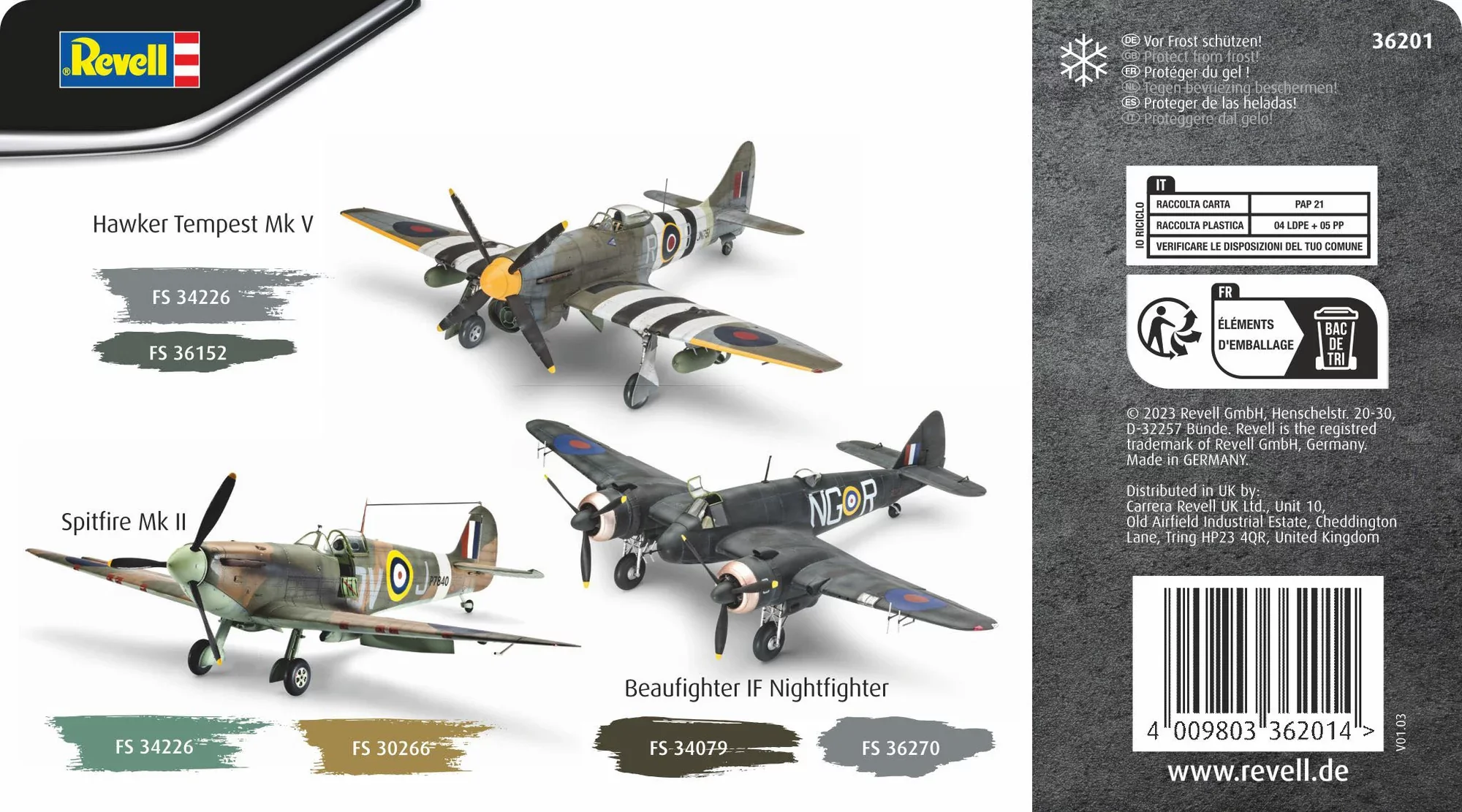 Model Color - RAF WWII (8x 17ml) - Image 3