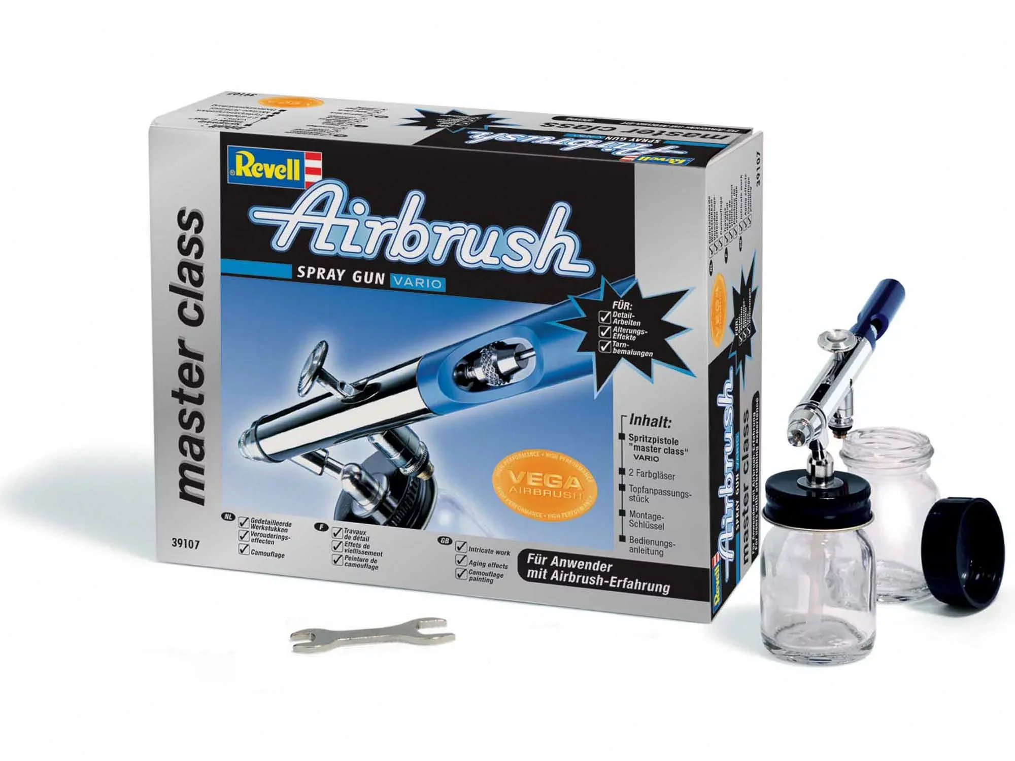 Revell "Vario" Master Class Airbrush Spray Gun - Image 2