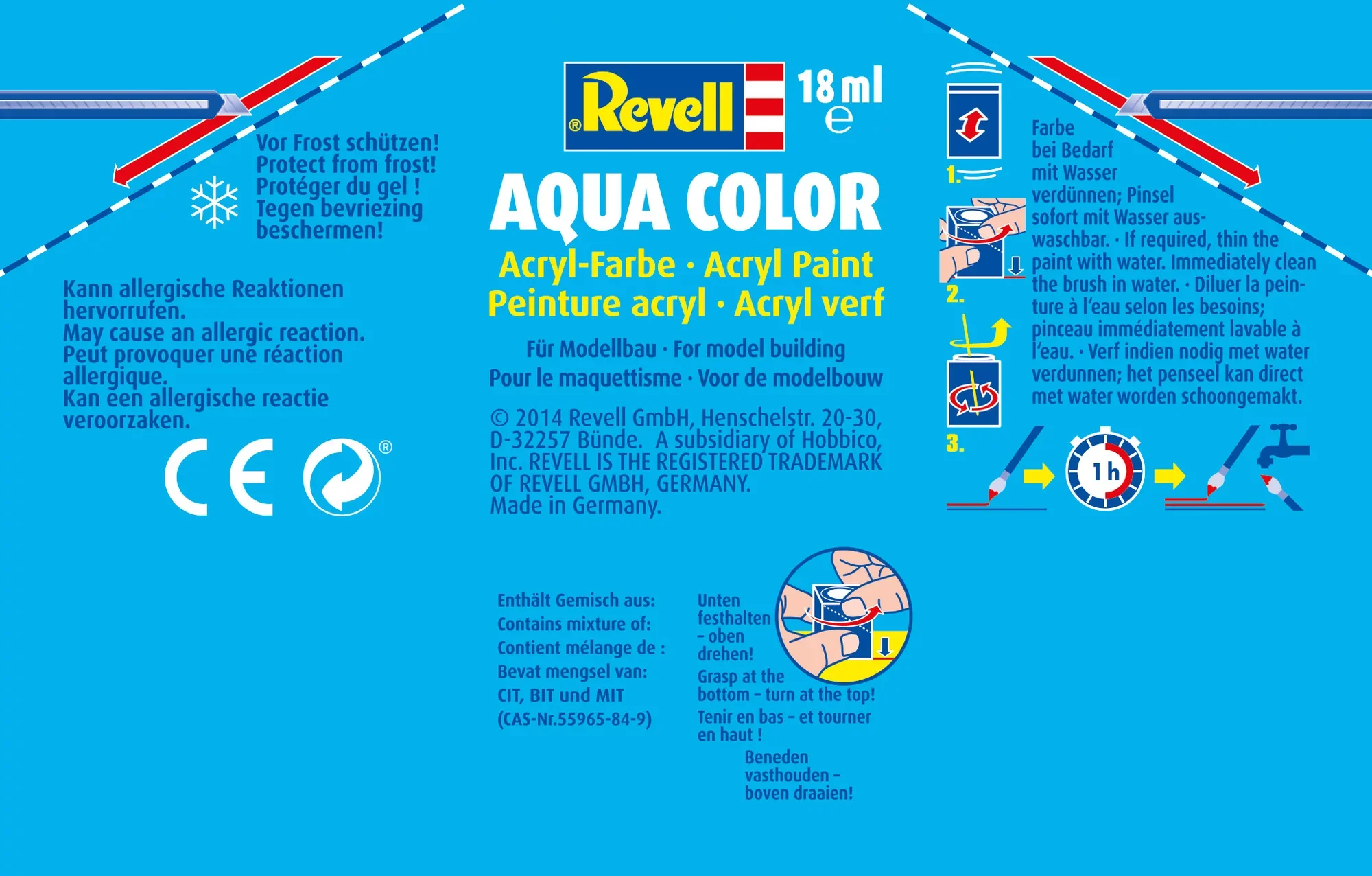Revell "Aqua Color Clean" for Brush/Airbrush 100ml - Image 3