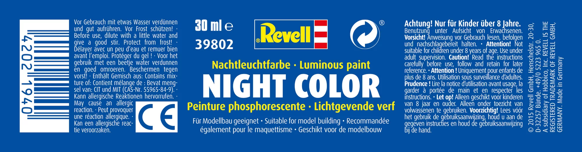Revell "Night Color" Glow-In-The-Dark Paint - 30ml - Image 4