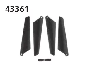 Rotor Set (5pcs) Helicopter Interceptor (23817)