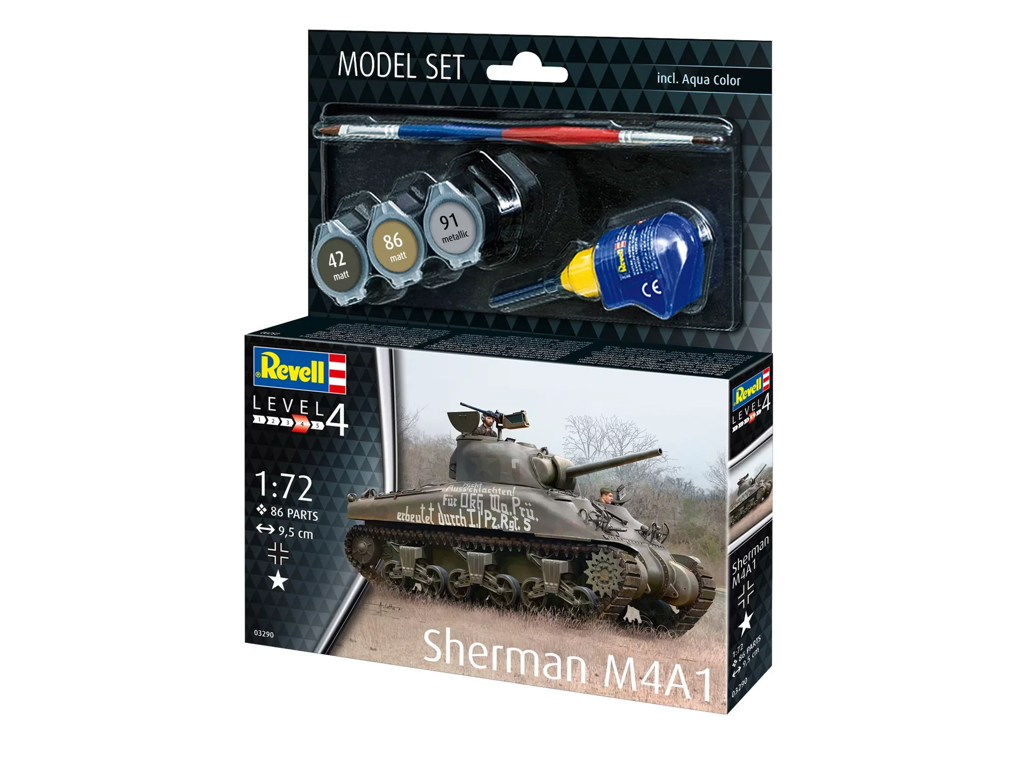Model Set Sherman M4A1 - Image 11