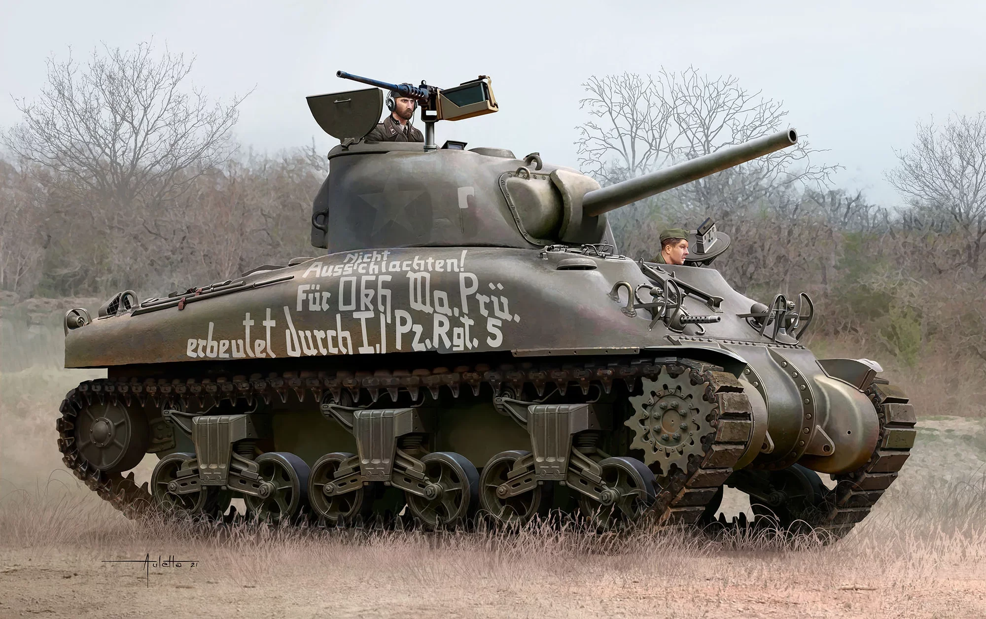 Model Set Sherman M4A1 - Image 7