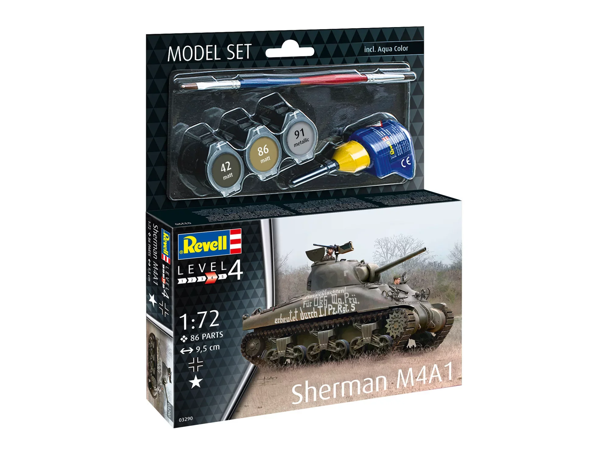 Model Set Sherman M4A1 - Image 9