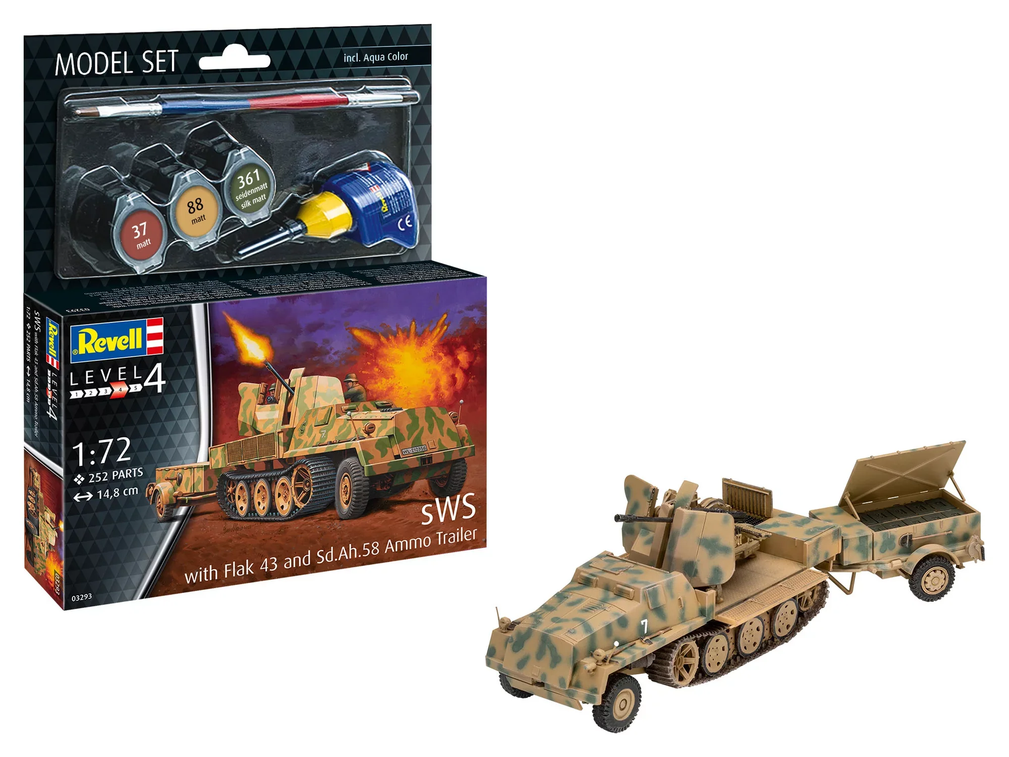Model Set sWS with Flak43 and Sd.Ah58 Ammo Trailer - Image 10