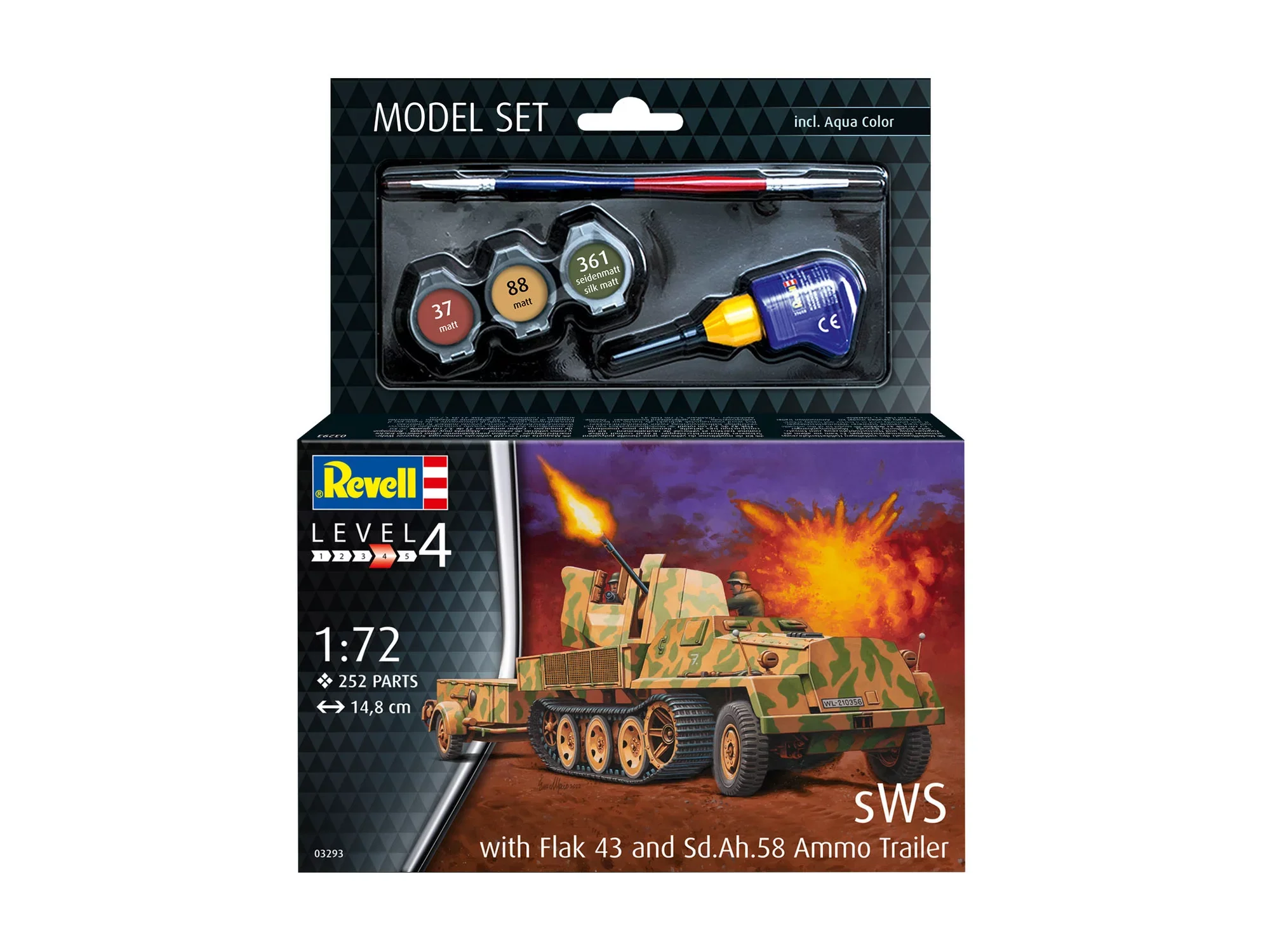 Model Set sWS with Flak43 and Sd.Ah58 Ammo Trailer - Image 8
