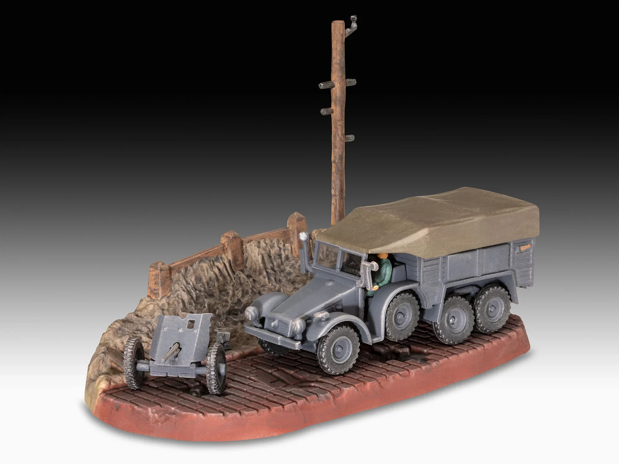 Model Set Krupp Protze KFZ 69 with 3,7cm Pak - Image 8