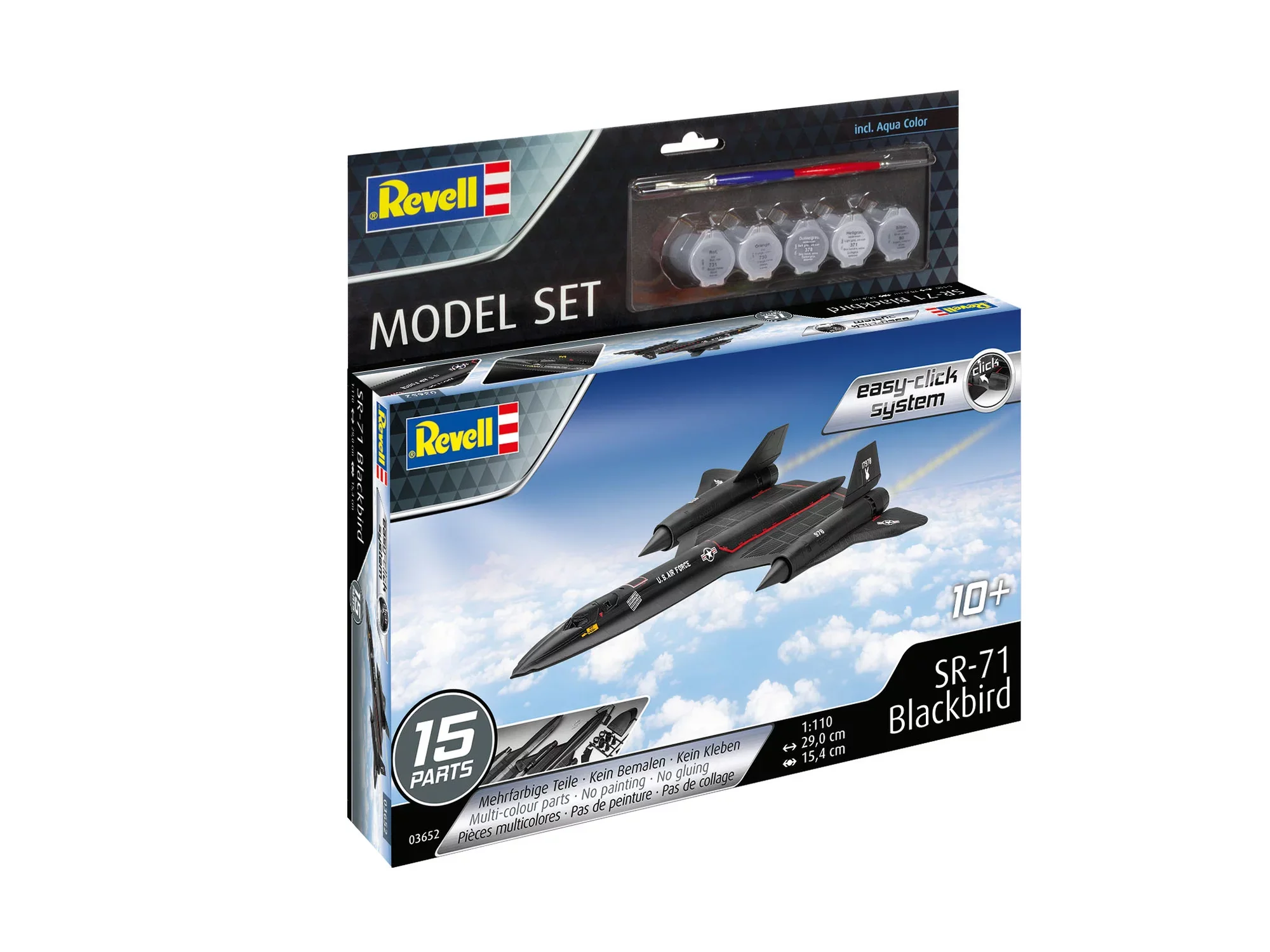 Model Set Lockheed SR-71 Blackbird Click-System - Image 3