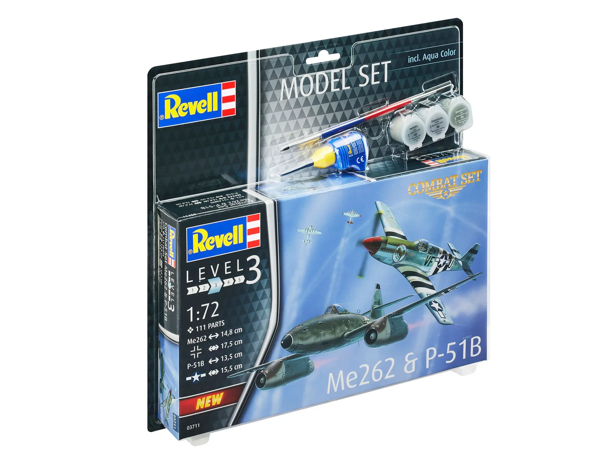 Model Set Combat Set Me262 - P-51B Mustang - Image 2