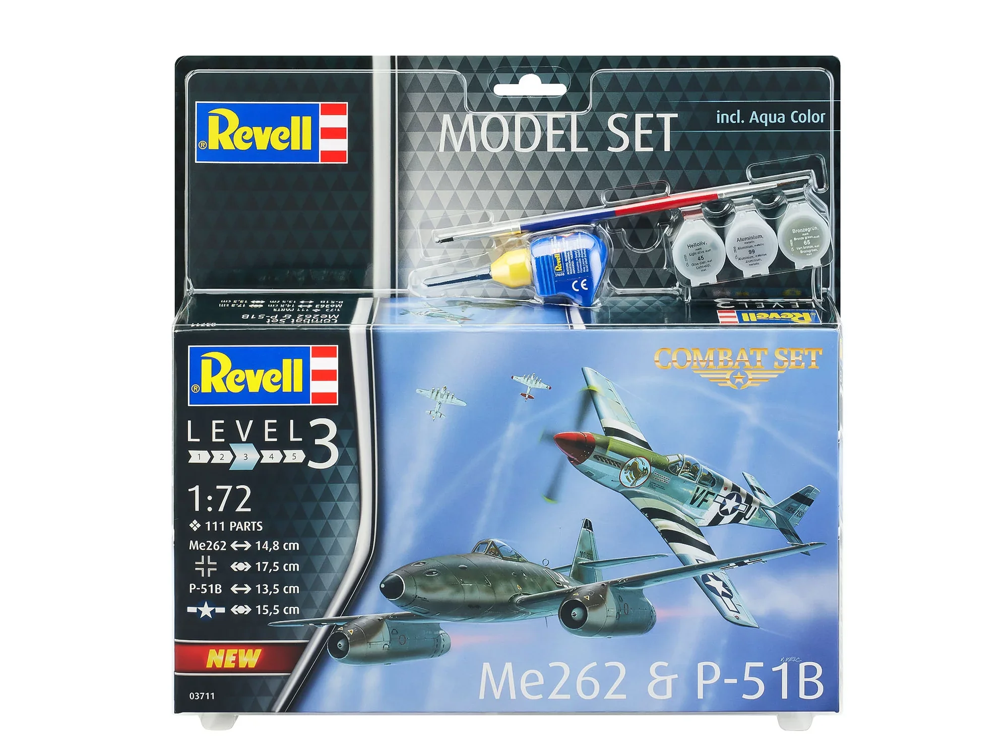 Model Set Combat Set Me262 - P-51B Mustang - Image 3