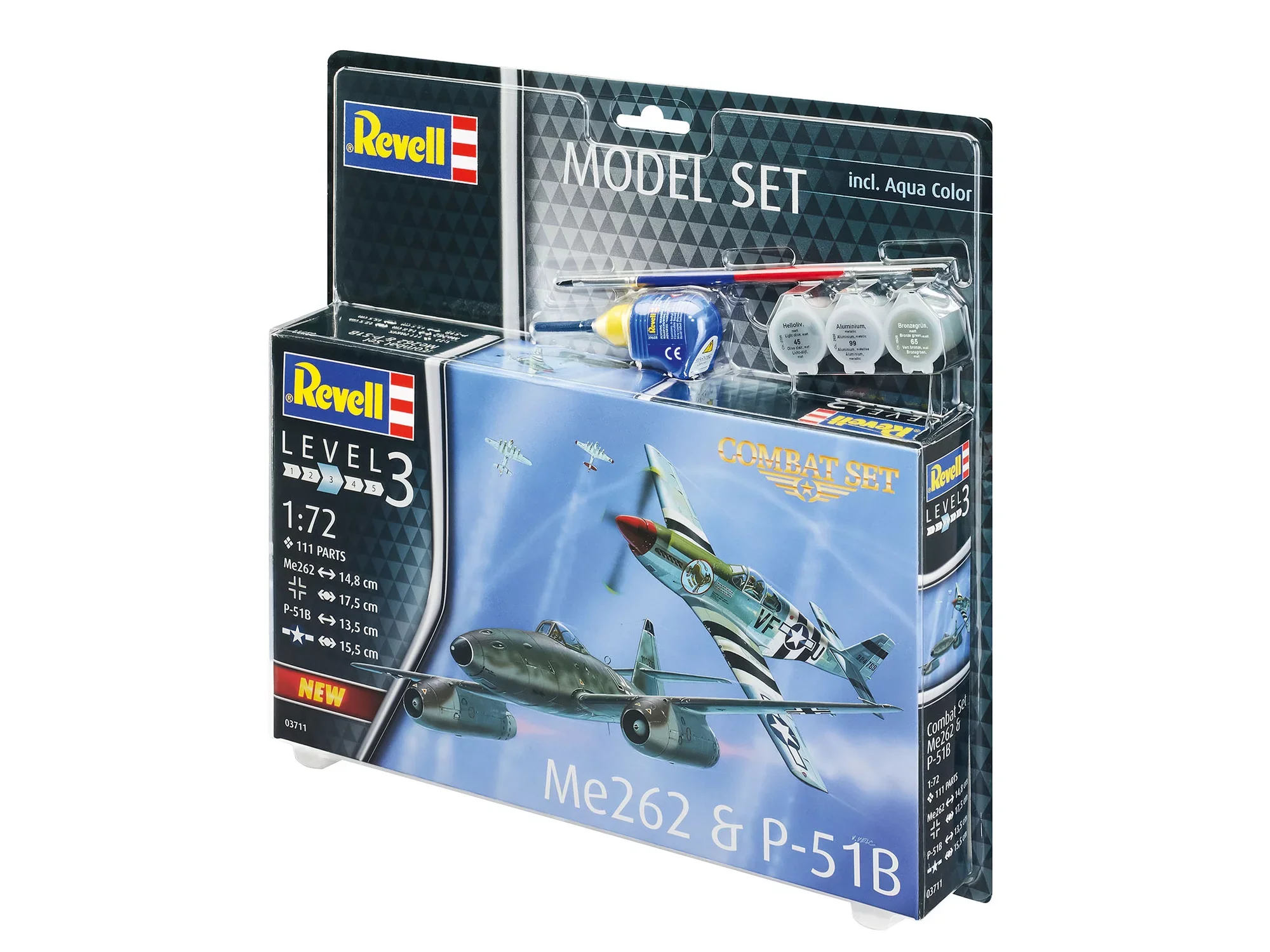Model Set Combat Set Me262 - P-51B Mustang - Image 4