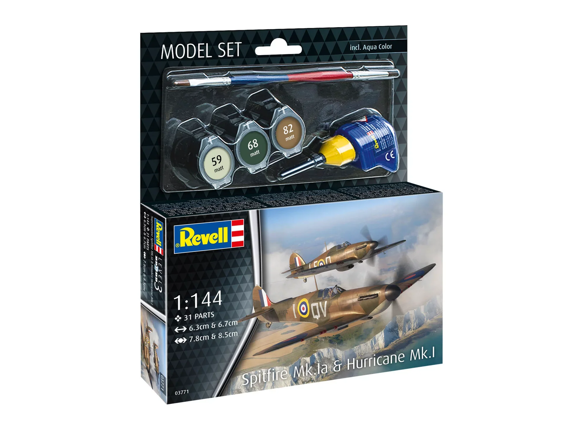 Model Set Spitfire Mk.Ia & Hurricane Mk.I - Image 2