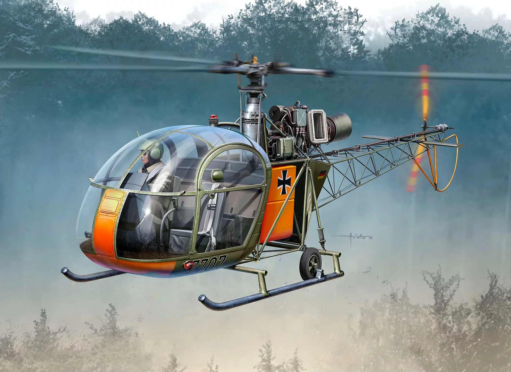 Model Set Alouette II - Image 8