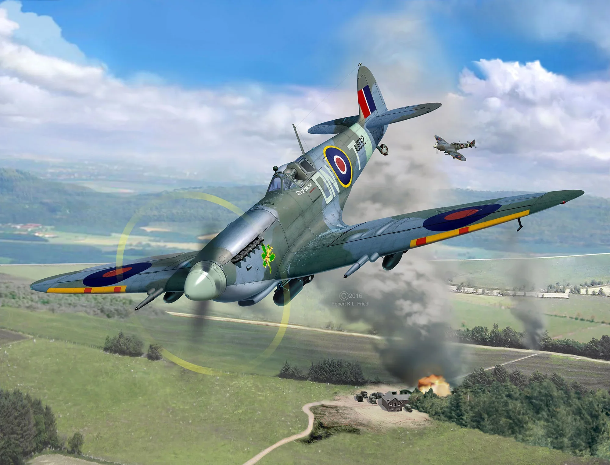 Model Set Supermarine Spitfire Mk.IXc - Image 7