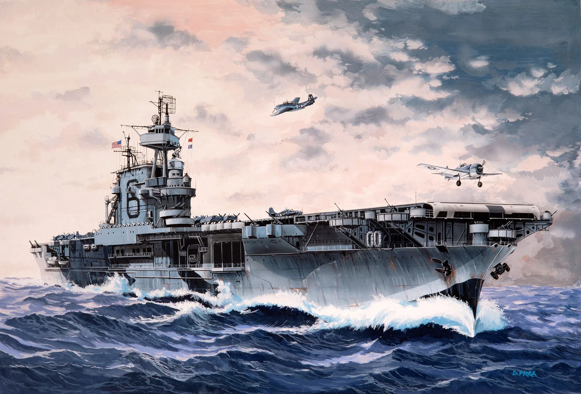 Model Set USS Enterprise CV-6 - Image 6