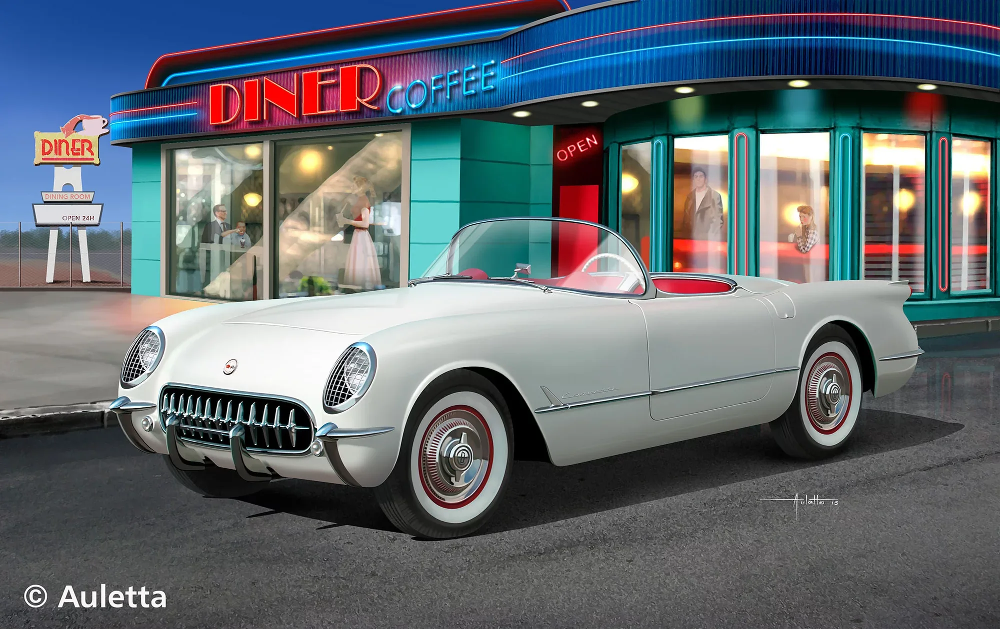 Model Set 1953 Chevrolet® Corvette® Roadster - Image 3