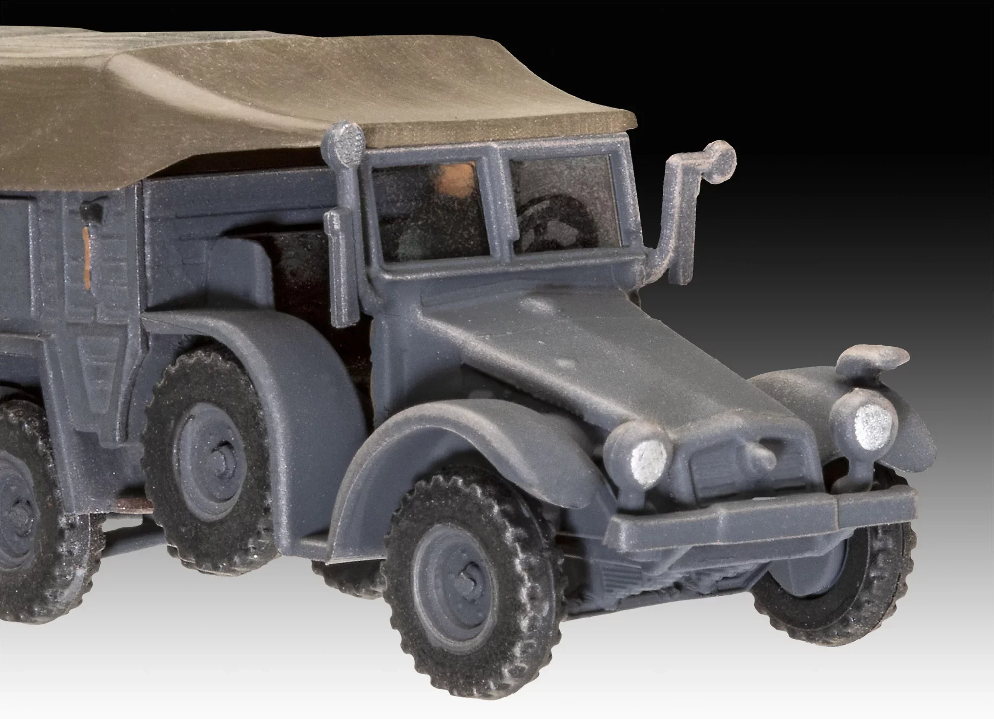 Starter Kit Krupp Protze KFZ 69 with 3,7cm Pak - Image 3