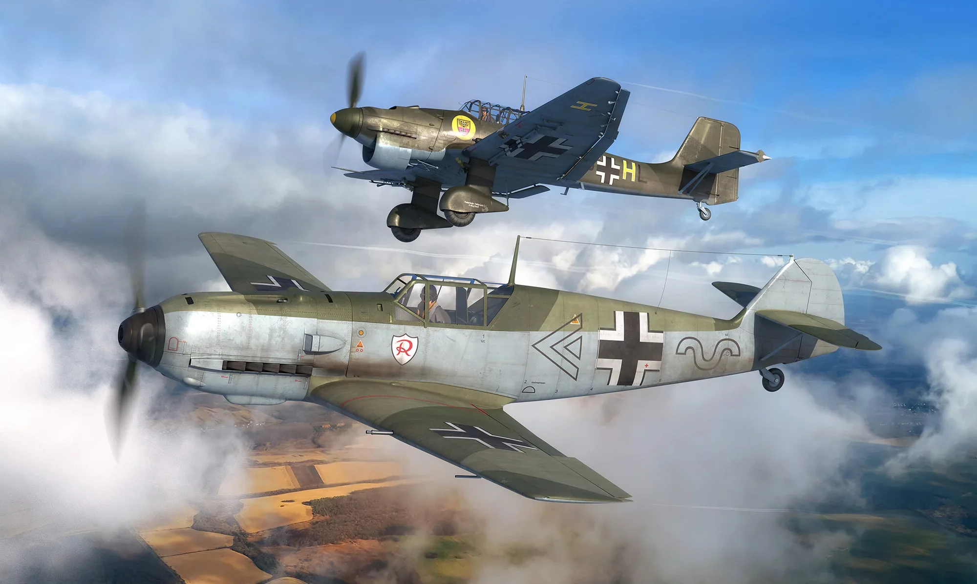 Starter Kit Messerschmitt Bf109E & Ju87B Stuka - Image 20