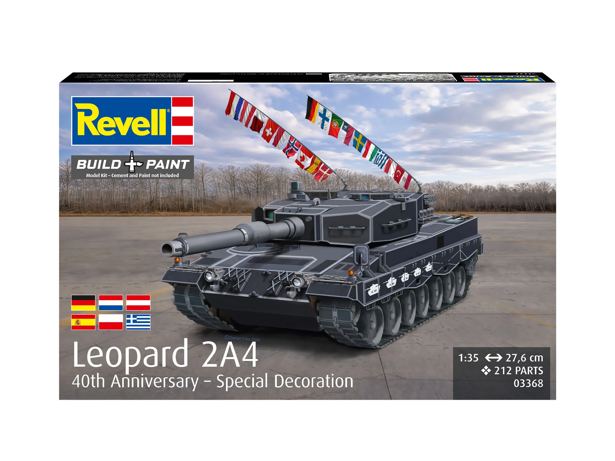 Leopard 2A4 - Special Decoration 40th anniversay - Image 2
