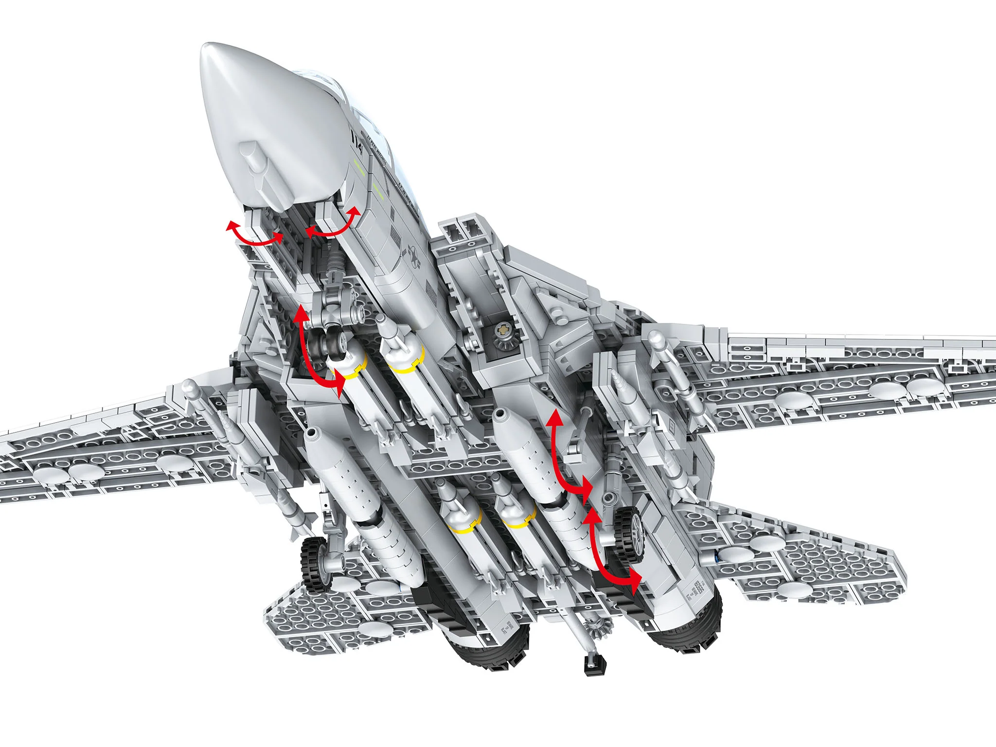 Maverick's F-14A Tomcat "Top Gun" - Brick System - Image 4