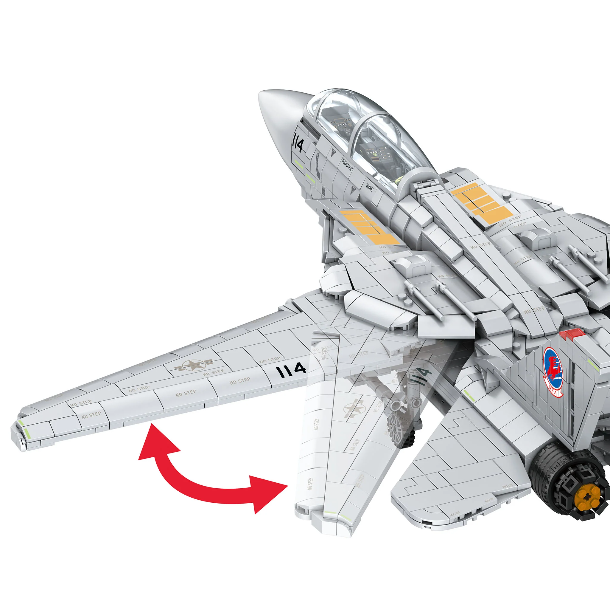 Maverick's F-14A Tomcat "Top Gun" - Brick System - Image 8